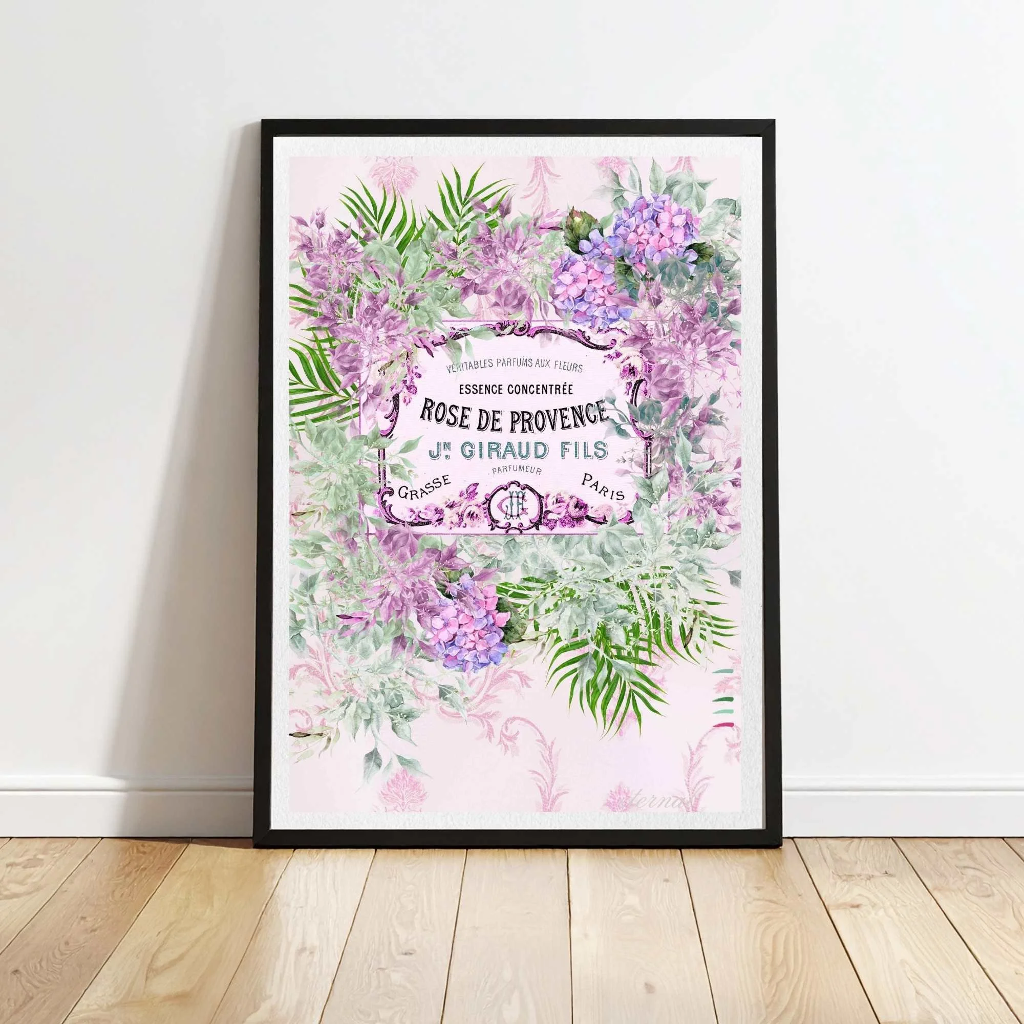 "Rose de Provence" Botanical Print - Special Edition Wall Art Eternal Art Prints - Eternal Art & Design