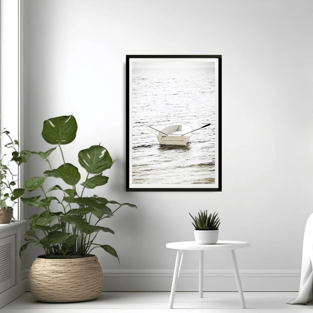 Nautical Rustic Tranquil Rowboat Wall Art Print, Eternal Art Prints - Eternal Art & Design