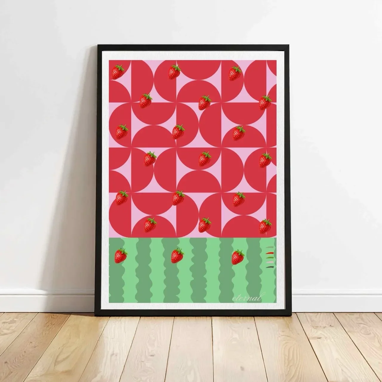 Strawberry Delight Botanical Print - Special Edition Wall Art Eternal Art Prints