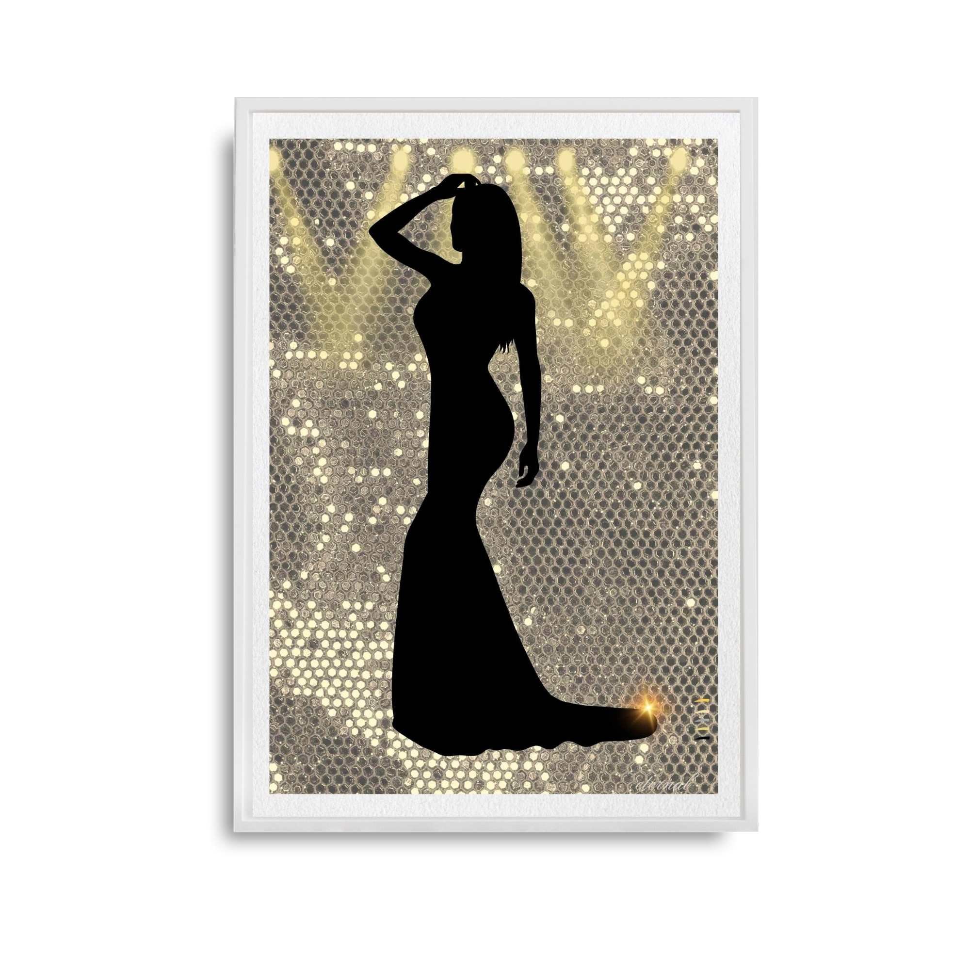 Silhouette on Stage Art Print - Sydney Artist, Eternal Art Prints - Eternal Art & Design