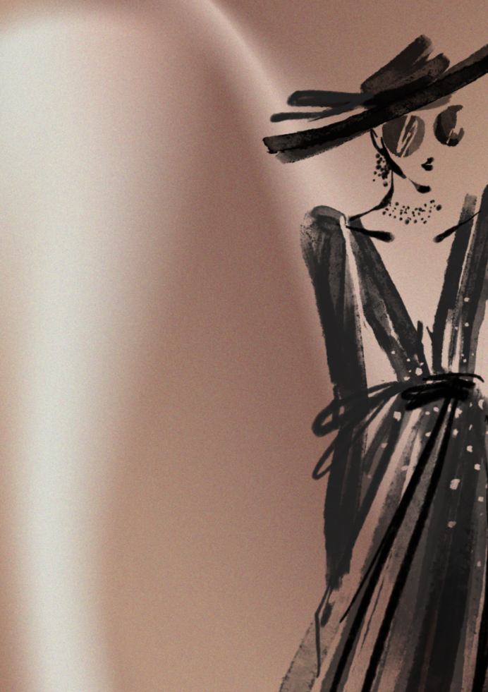 Fashion Stylist Silhouette Runway Print 1 - Sydney Artist, Eternal Art & Design - Eternal Art & Design