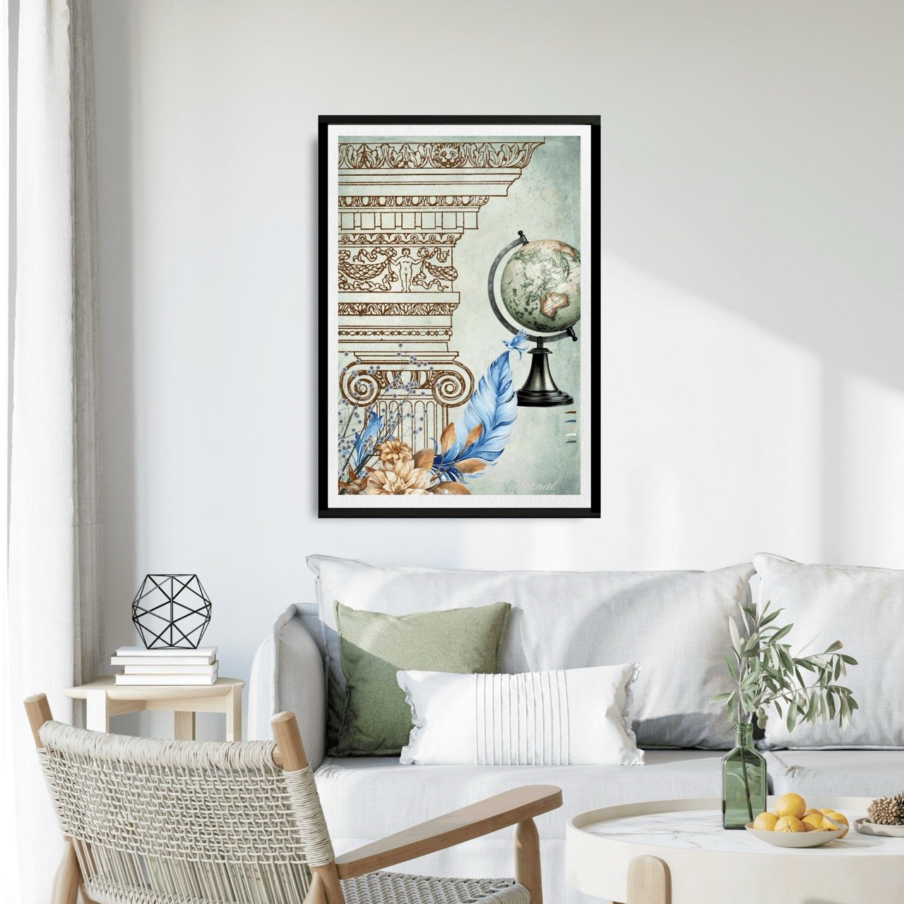 Vintage Architecture & Botanical Old World Print - Special Edition Wall Art Eternal Art Prints - Eternal Art & Design