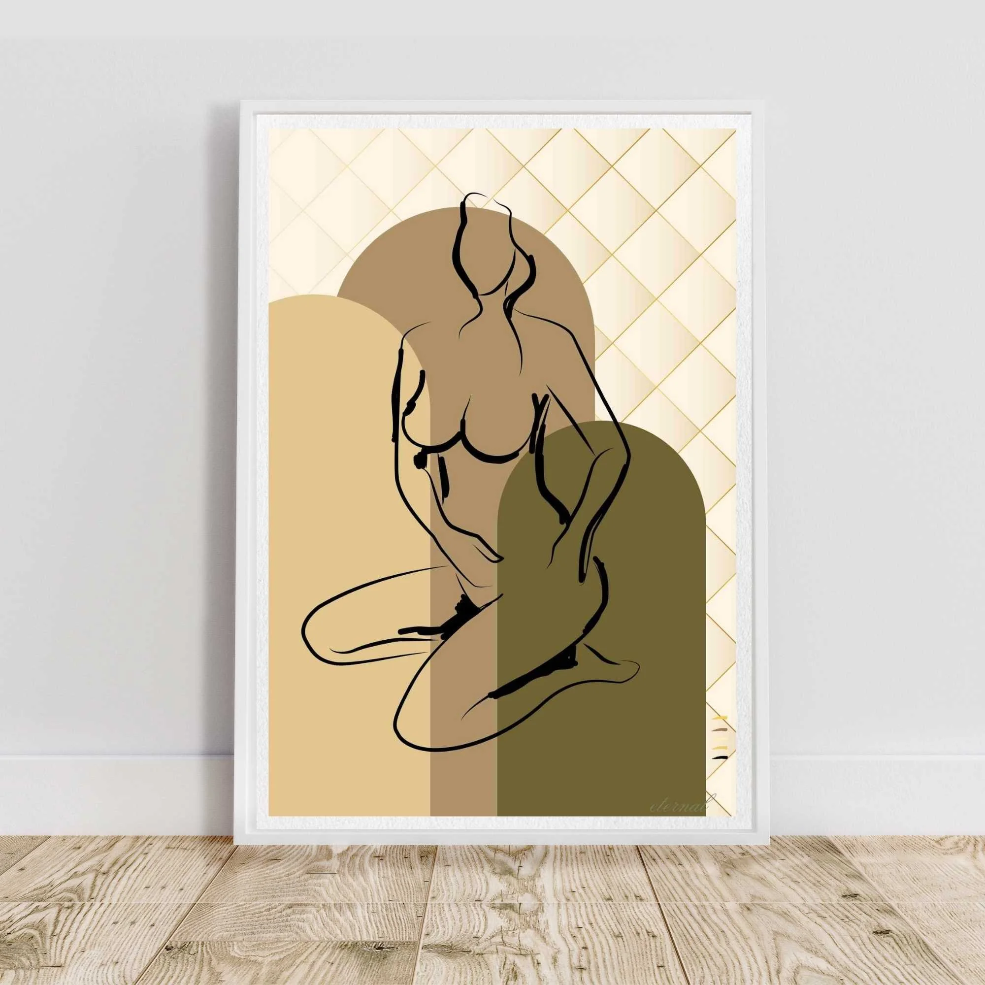 Female Figurative Nude in Archway Art Print, Sydney Artist - Eternal Art Prints - Eternal Art & Design