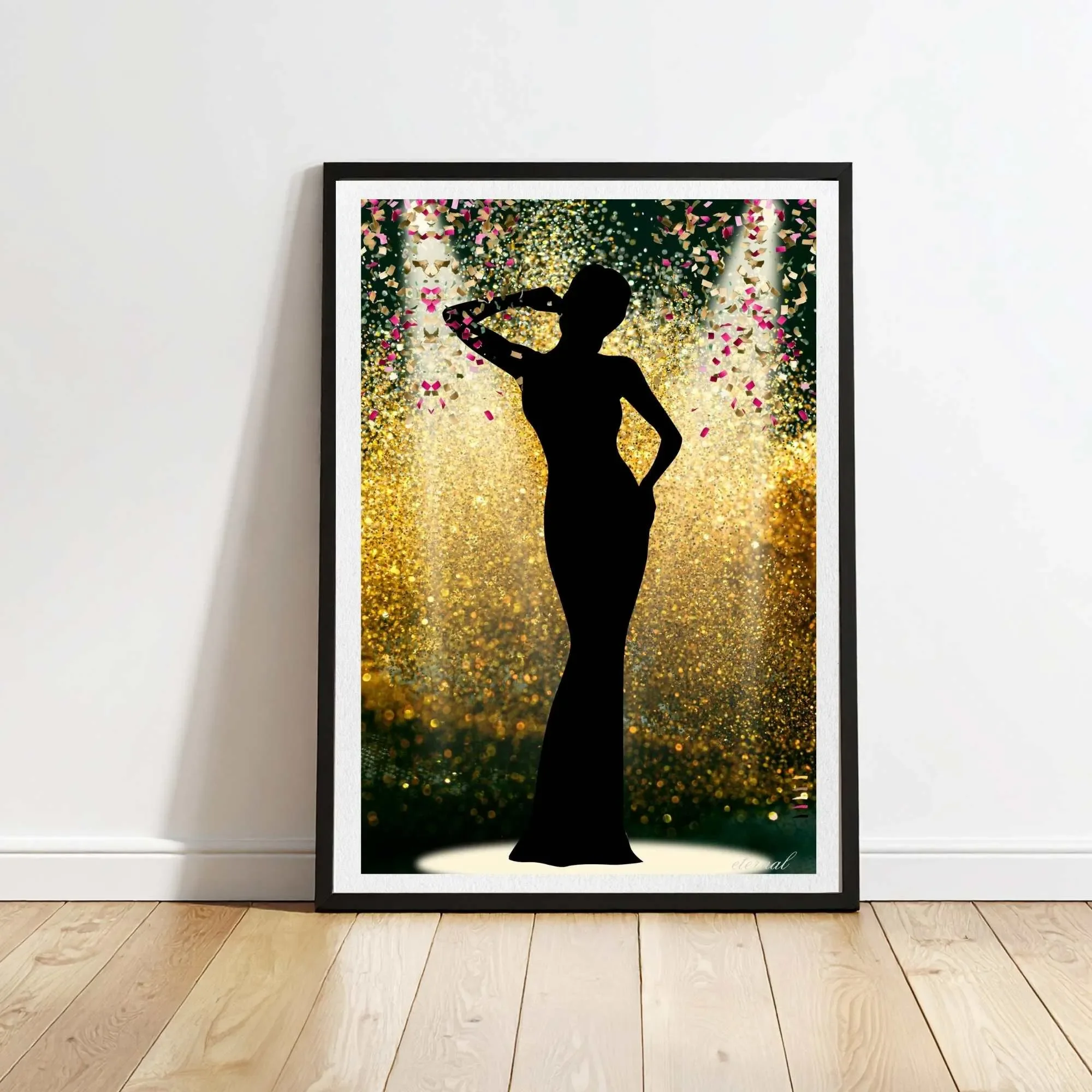 Gold Stage Icon Art Print - Sydney Artist, Eternal Art Prints