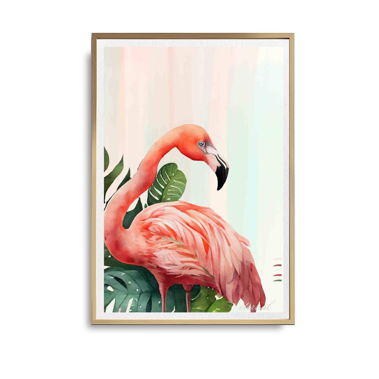 Elegant Flamingo Wall Art Print - Sydney Artist, Eternal Art Prints