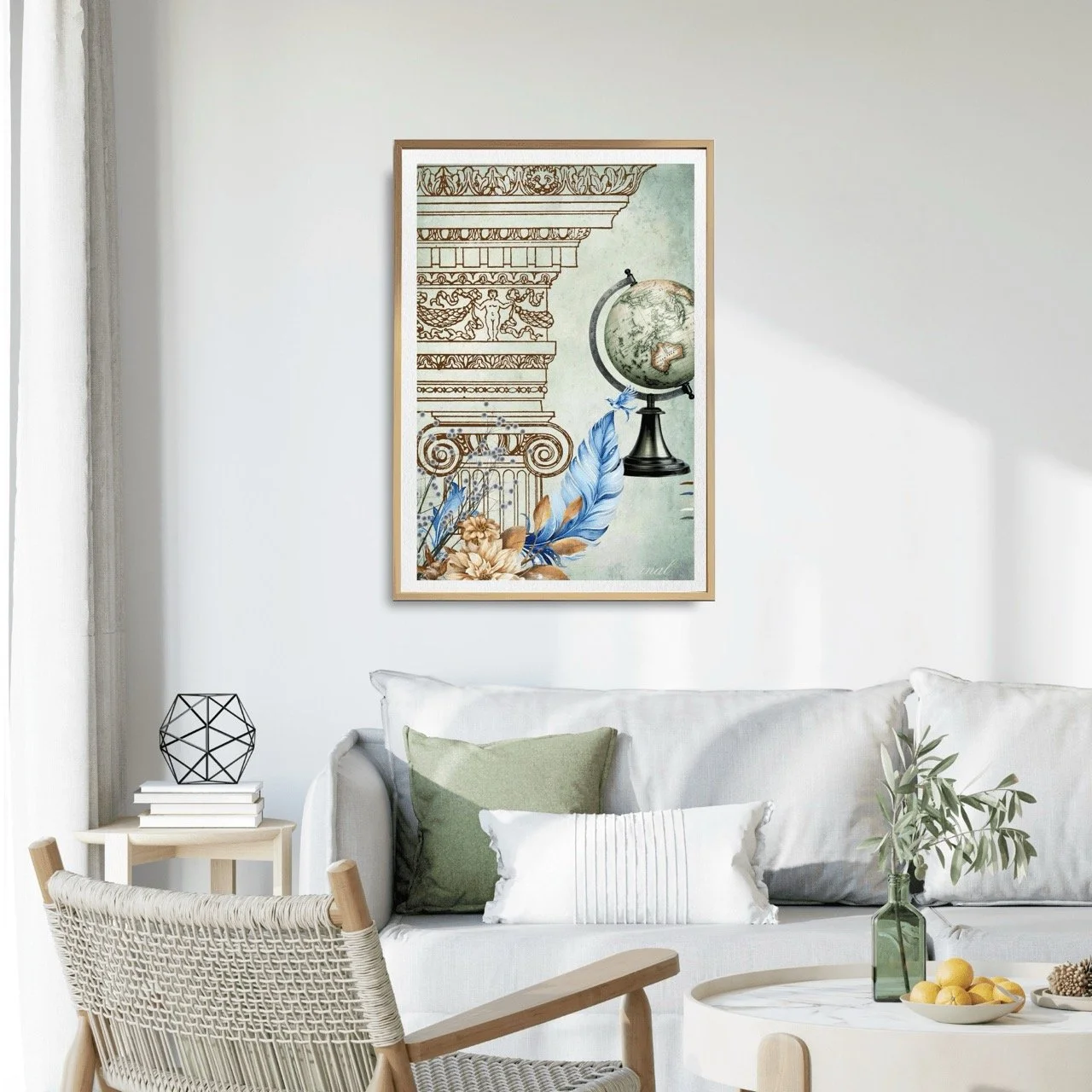 Vintage Architecture & Botanical Old World Print - Special Edition Wall Art Eternal Art Prints - Eternal Art & Design