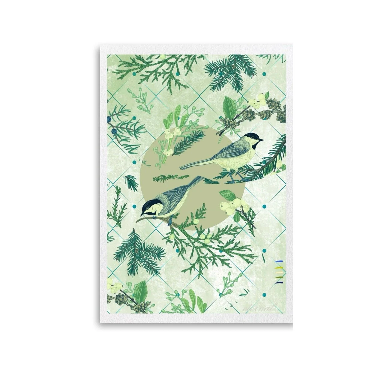 Oriental Birds & Botanicals Wall Art Print, Eternal Art Prints - Eternal Art & Design