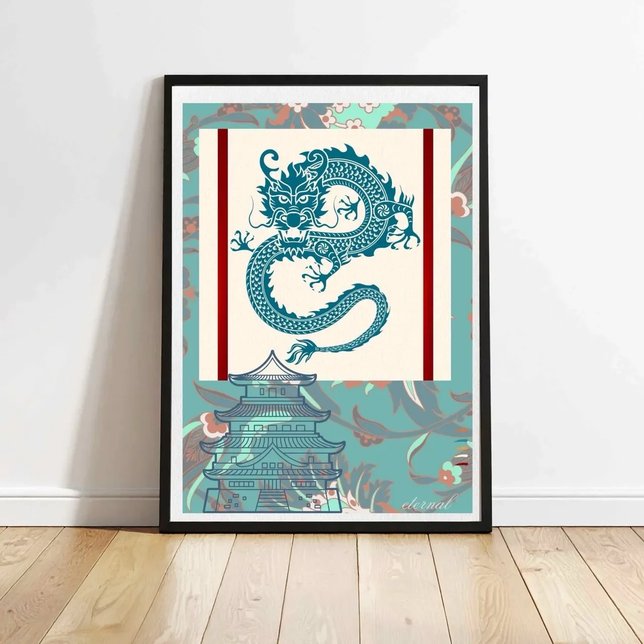 black framed print I10009 Large cnr_converted.webp