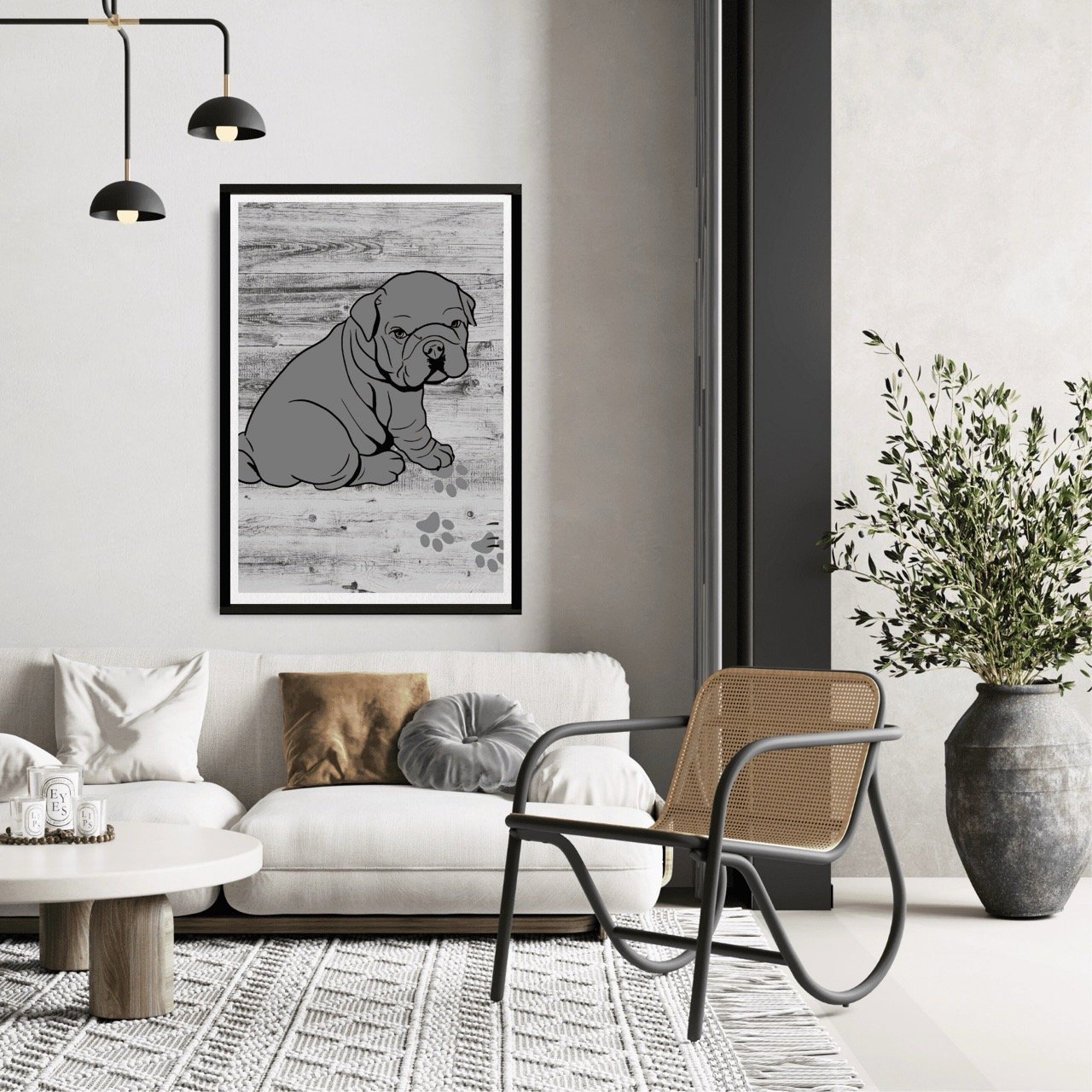 Puppy French Bulldog Wall Art Print - Sydney Artist, Eternal Art Prints - Eternal Art & Design