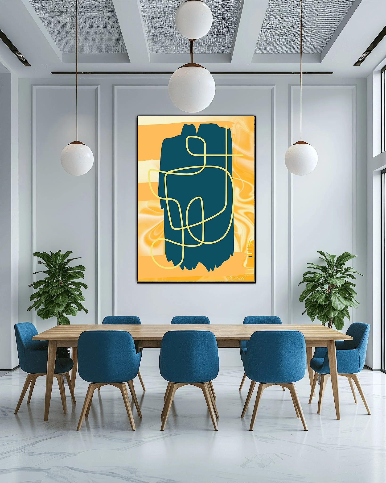 Abstract Lines 2 Art Print - Sydney Artist, Eternal Art & Design - Eternal Art & Design