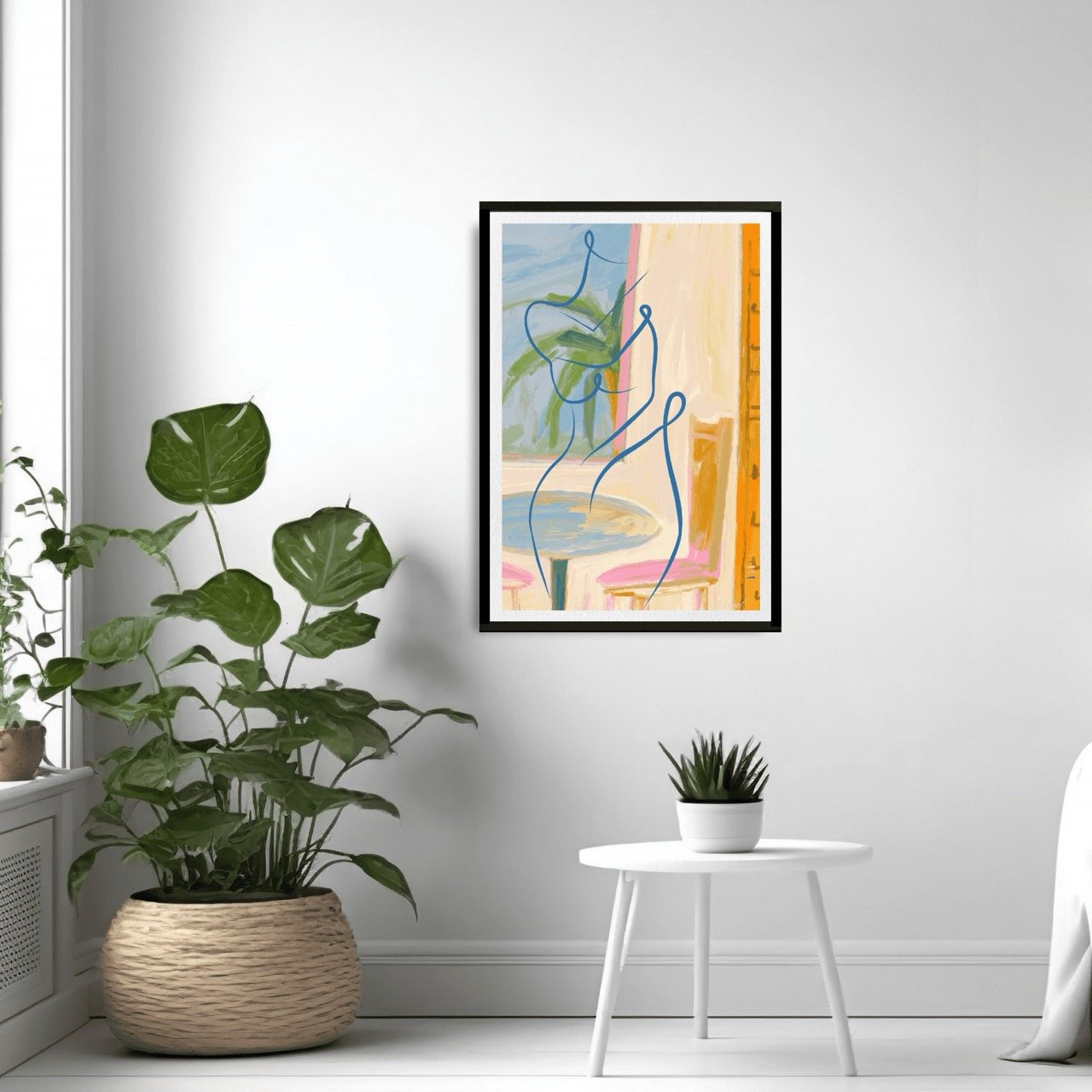 Nude Female with Summery Interior Art Print, Sydney Artist - Eternal Art Prints - Eternal Art & Design