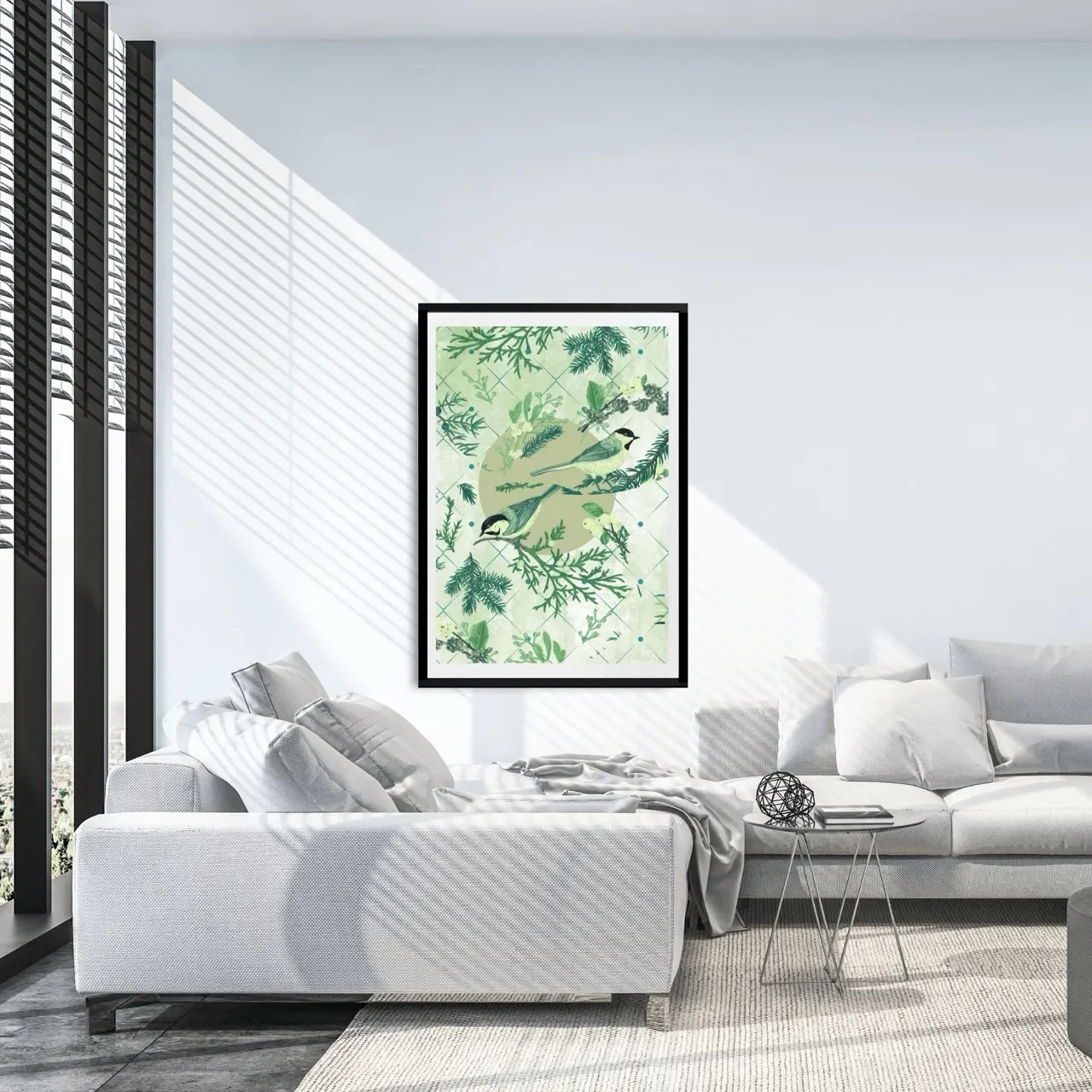 black framed oriental print. I10012 (2) Large_converted.webp