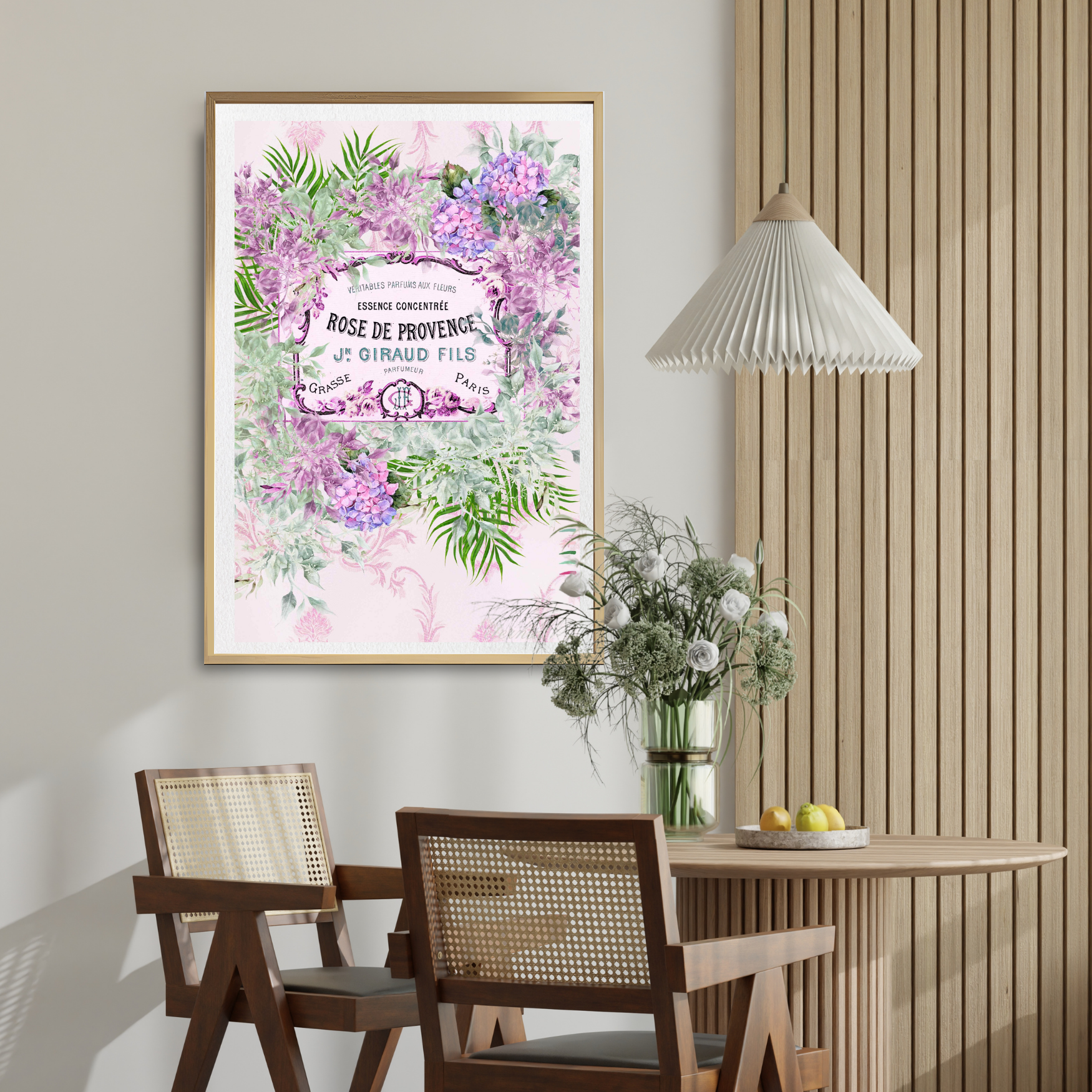"Rose de Provence" Botanical Print - Special Edition Wall Art Eternal Art Prints - Eternal Art & Design