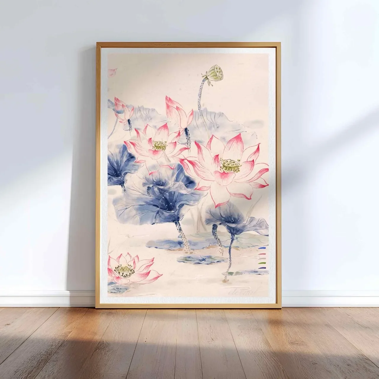 oak framed blue flowers I10015 Large cnr_converted.webp