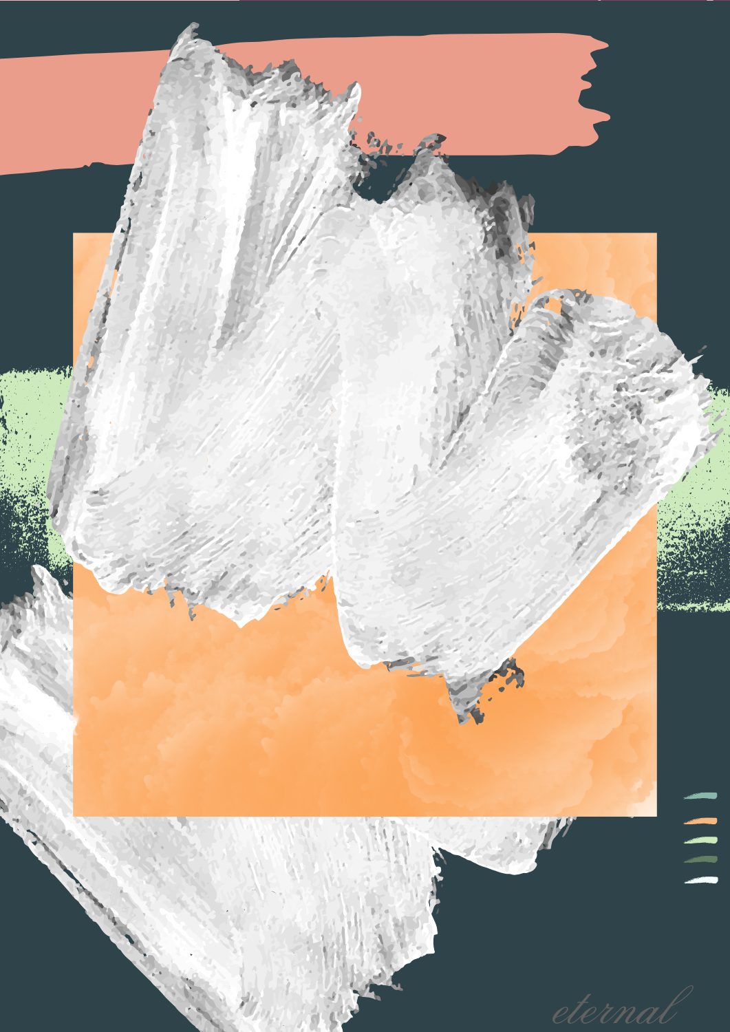 Vivid Harmony 2 Abstract Art Print- Sydney Artist, Eternal Art & Design - Eternal Art & Design