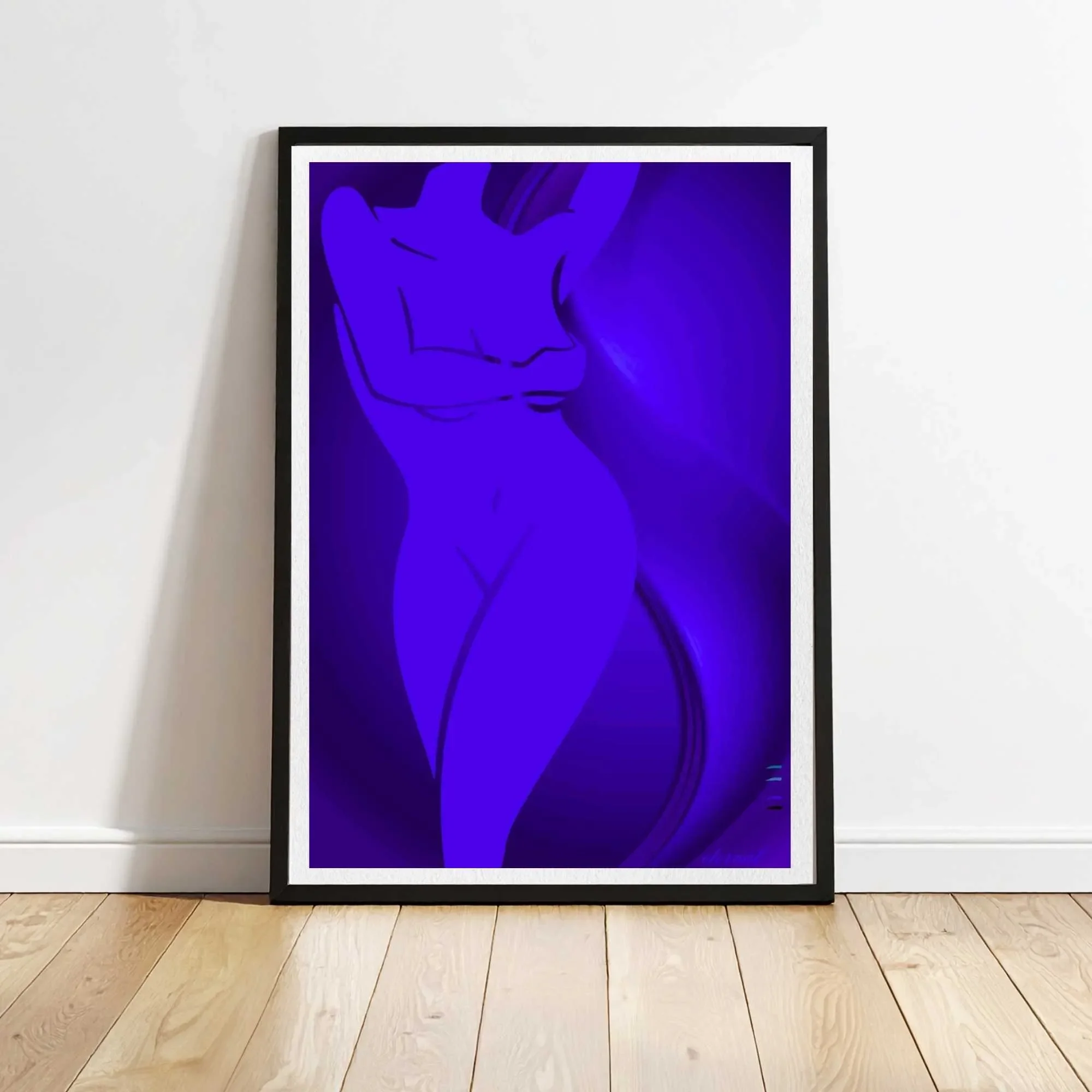 Female Figure in Purple  Art Print, Sydney Artist - Eternal Art Prints