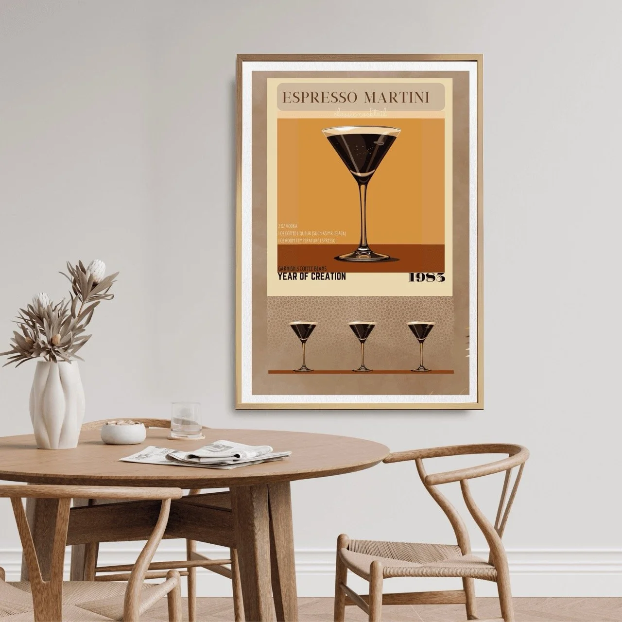 Espresso Martini Cocktail Culture Wall Art Print, Eternal Art Prints - Eternal Art & Design
