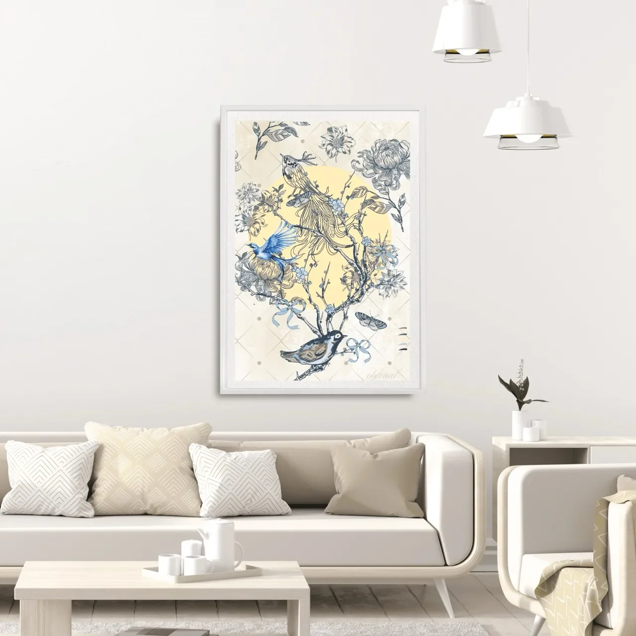 white framed floral print. I10013 Large_converted.webp