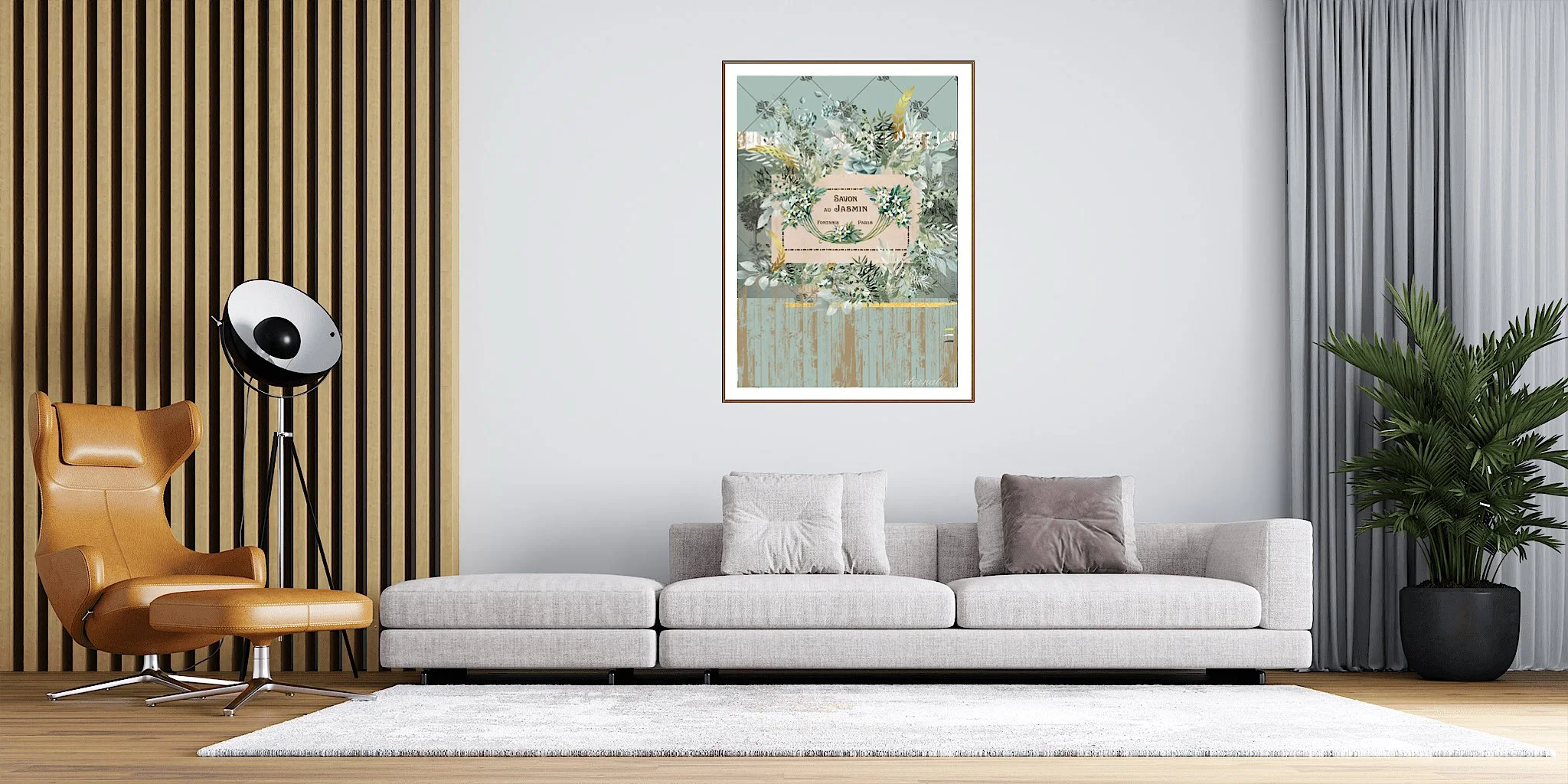 "Savon au Jasmin" Botanical Print - Special Edition Wall Art Eternal Art & Design - Eternal Art & Design