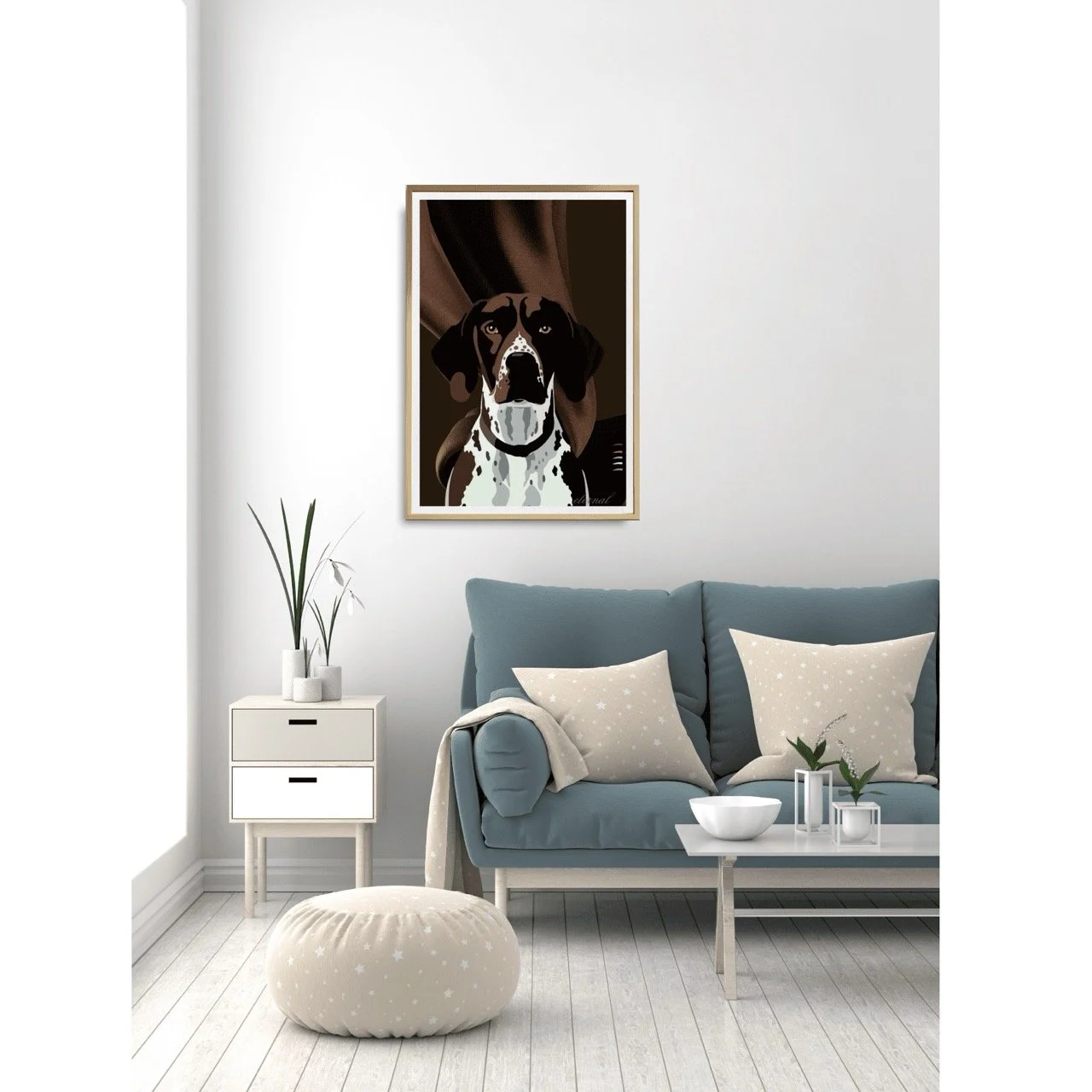 oak-framed-dog-print1.-A10022 Large.jpeg