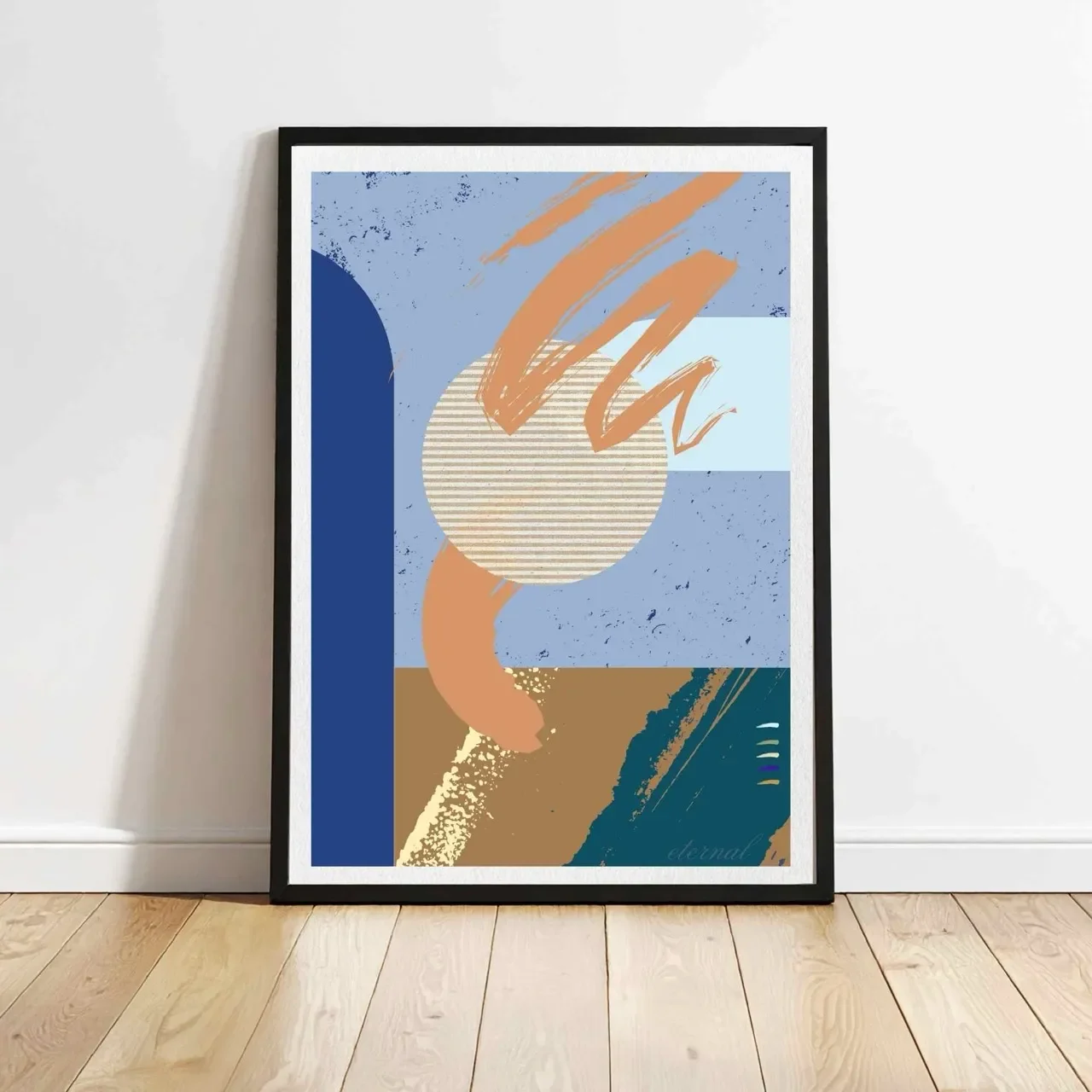 Modern Abstract Brushstrokes Art Print - Sydney Artist, Eternal Art Prints