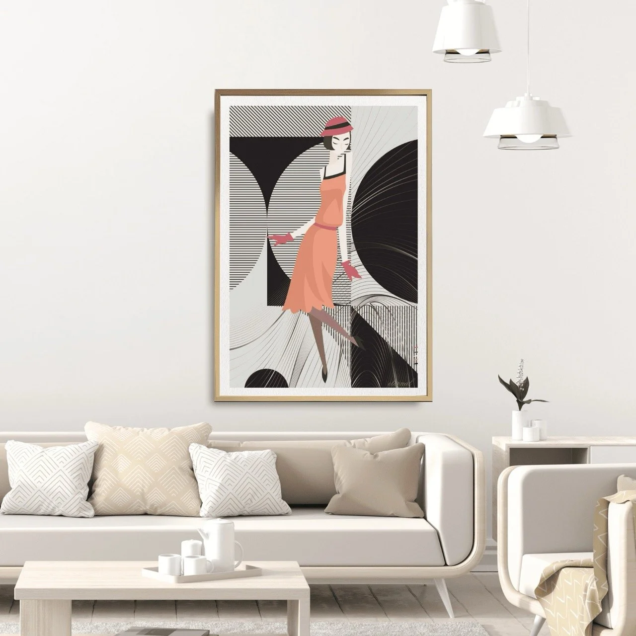 Glamorous 1920s Woman Art Deco Print - Sydney Artist, Eternal Art Prints - Eternal Art & Design