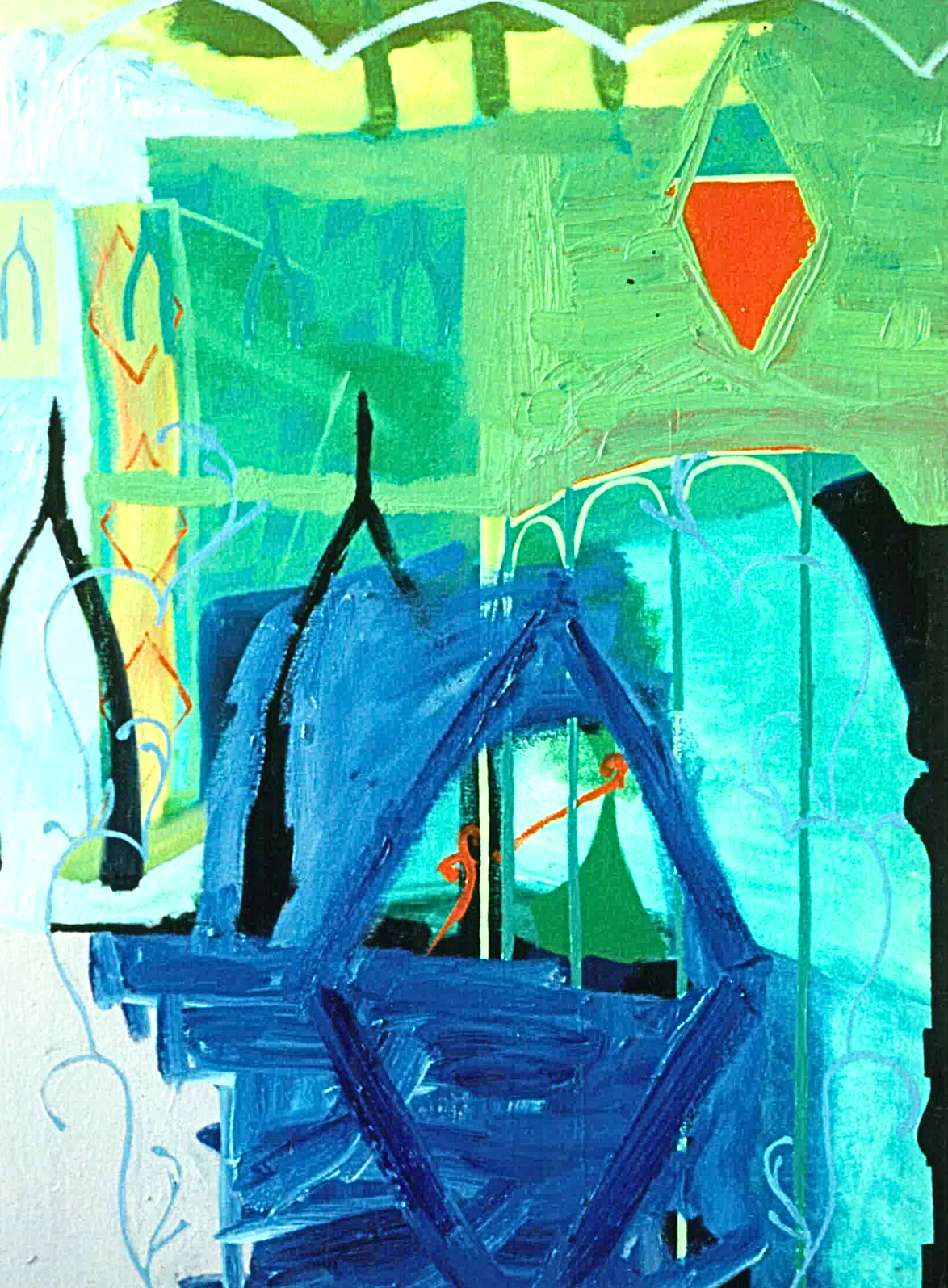 Blue Diamond | Oil on Canvas | 500mmw x 850mmh