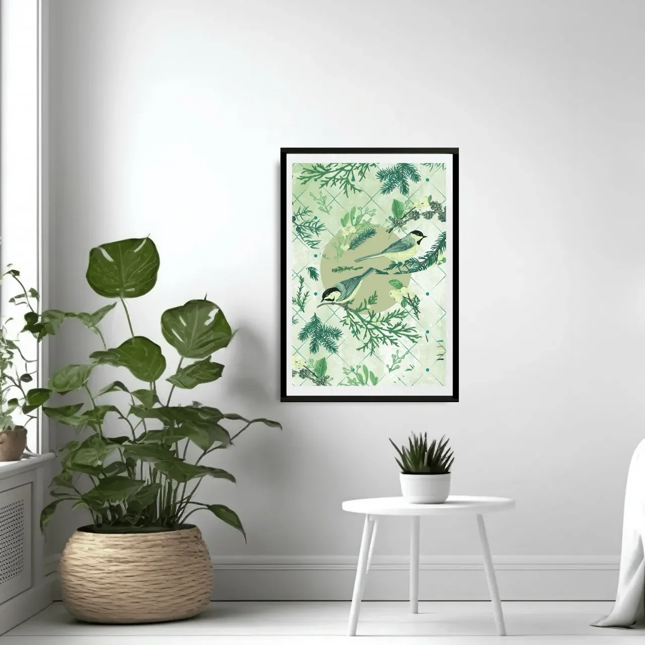 black framed oriental print. I10012 (3) Large_converted.webp