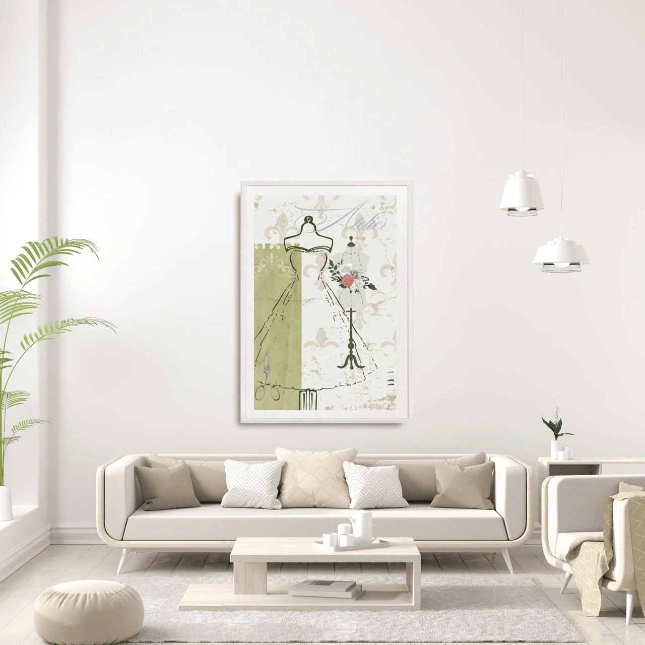 Atelier Fashion Mannequins Art Print, Eternal Art Prints Sydney - Eternal Art & Design