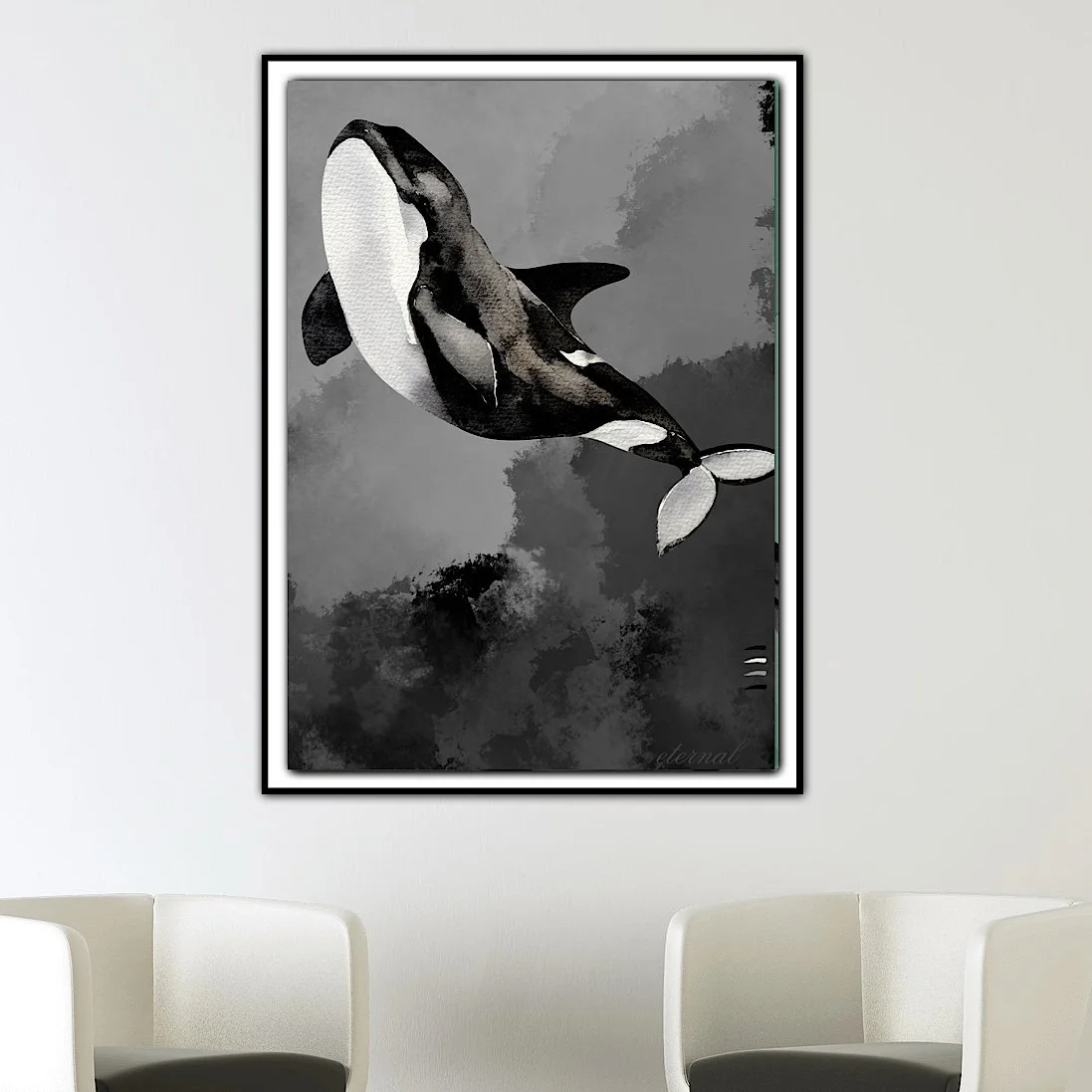 Killer Whale Wall Art - Eternal Art & Design