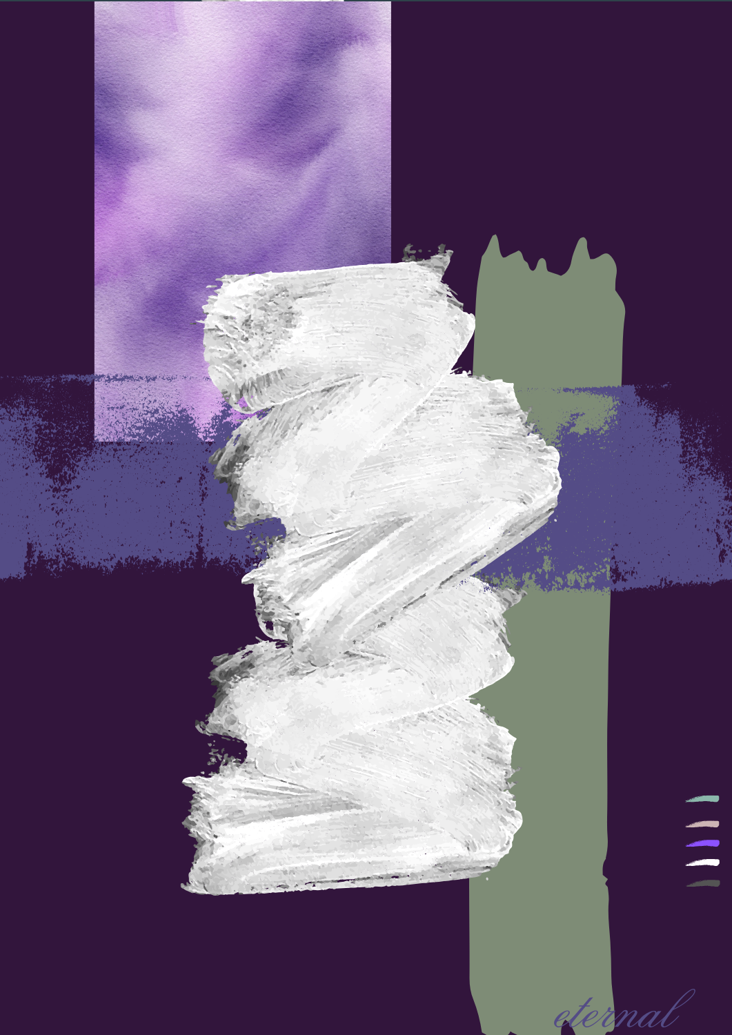 Vivid Harmony 1  Abstract Art Print- Sydney Artist, Eternal Art Prints