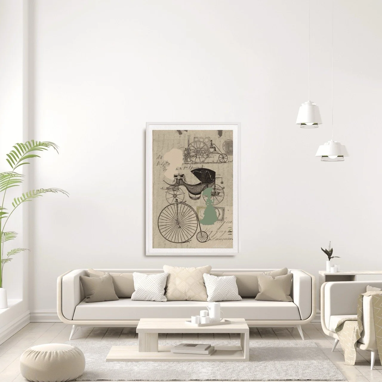 Vintage Cart and Buggy Wall Art Print, Eternal Art Prints - Eternal Art & Design