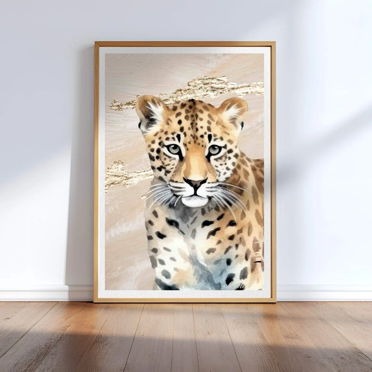 Leopard Cub Wall Art Print - Sydney Artist, Eternal Art Prints - Eternal Art & Design