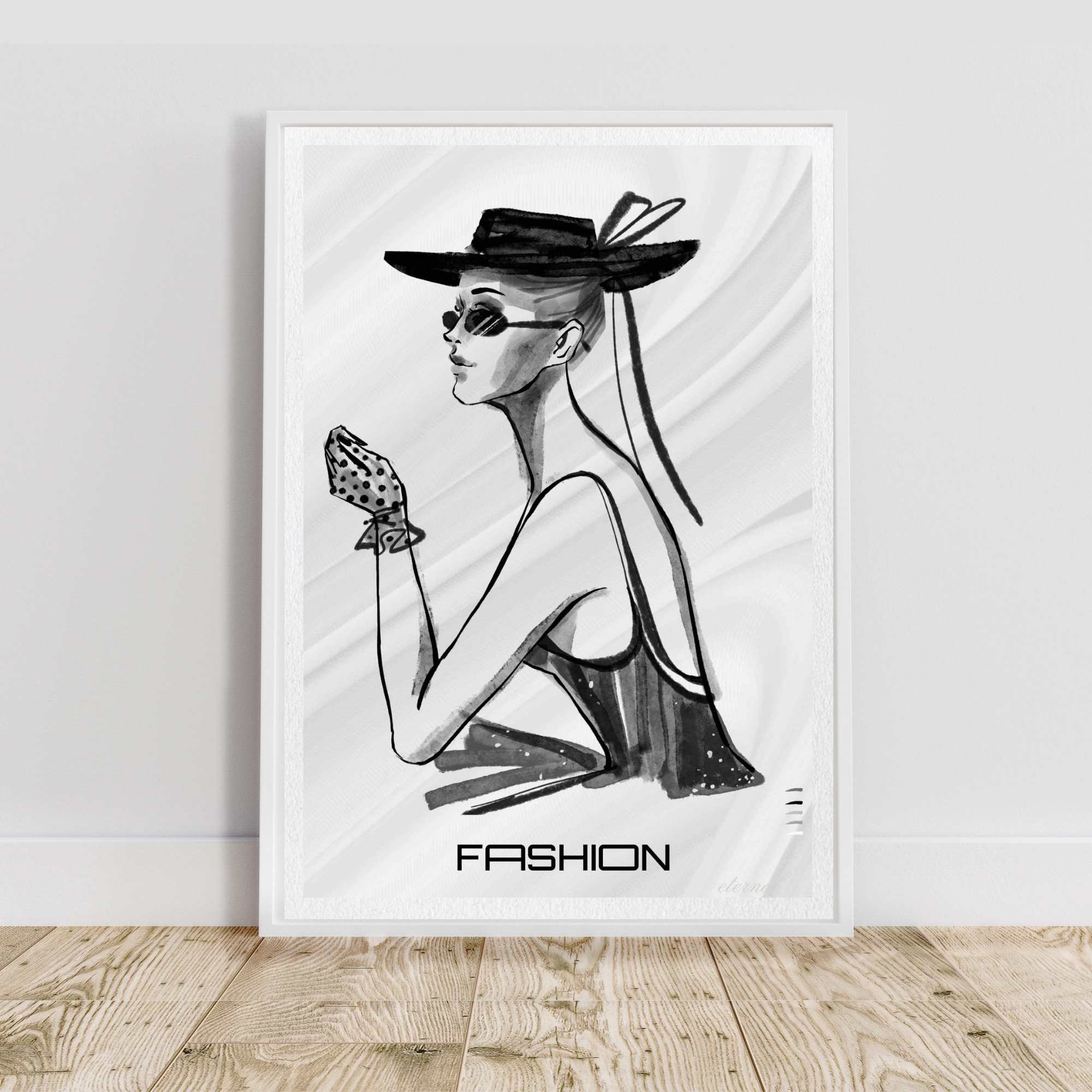 Fashion-inspired Woman in Style Art Print - Sydney Artist, Eternal Art Prints - Eternal Art & Design