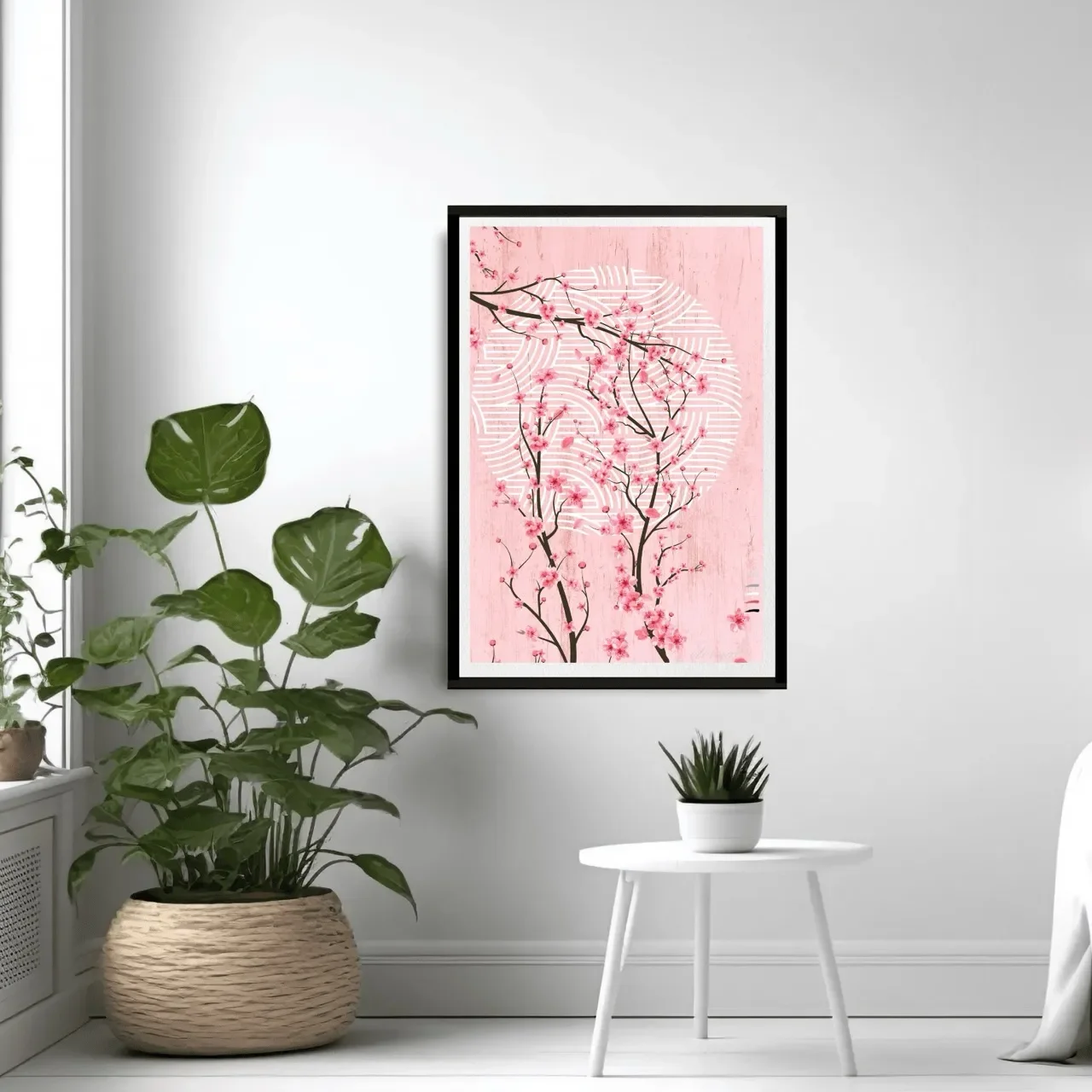 black framed oriental print. I10005 (3) Large_converted.webp