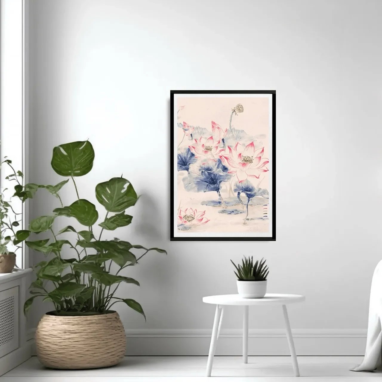 black framed oriental print. I10015 (3) Large_converted.webp