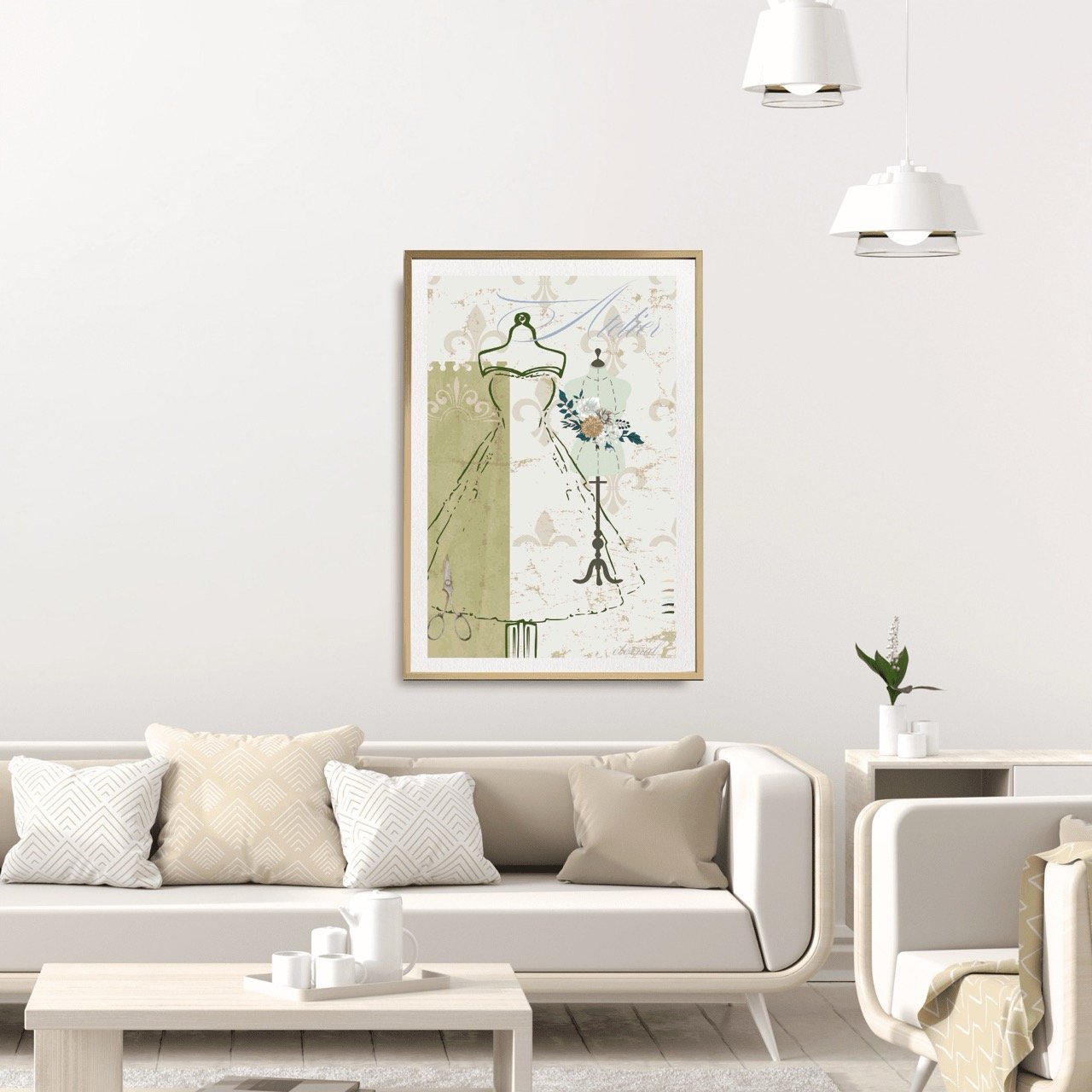 Atelier Fashion Mannequins Art Print, Eternal Art Prints Sydney - Eternal Art & Design