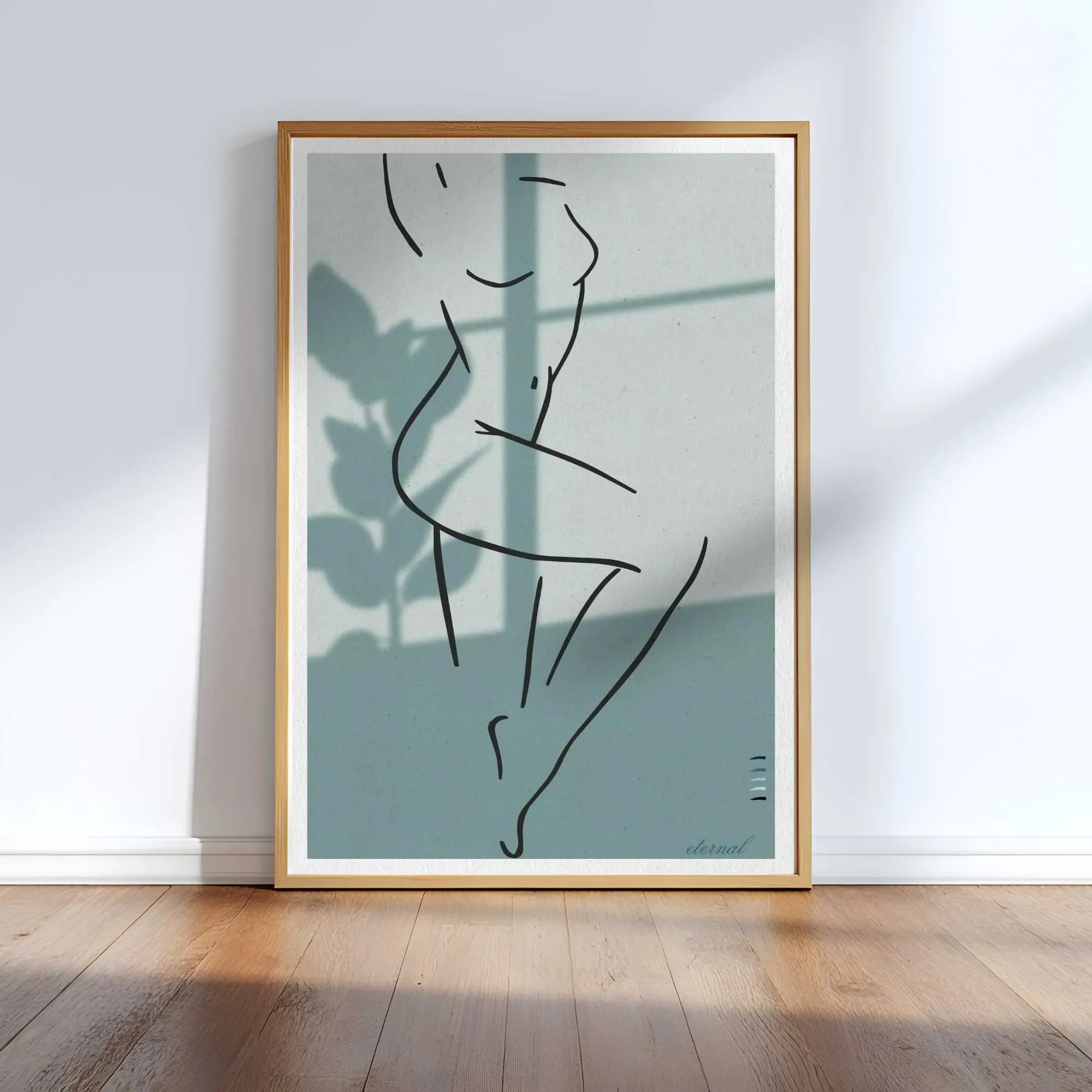 oak framed nude sketch N10027 cnr_converted.webp