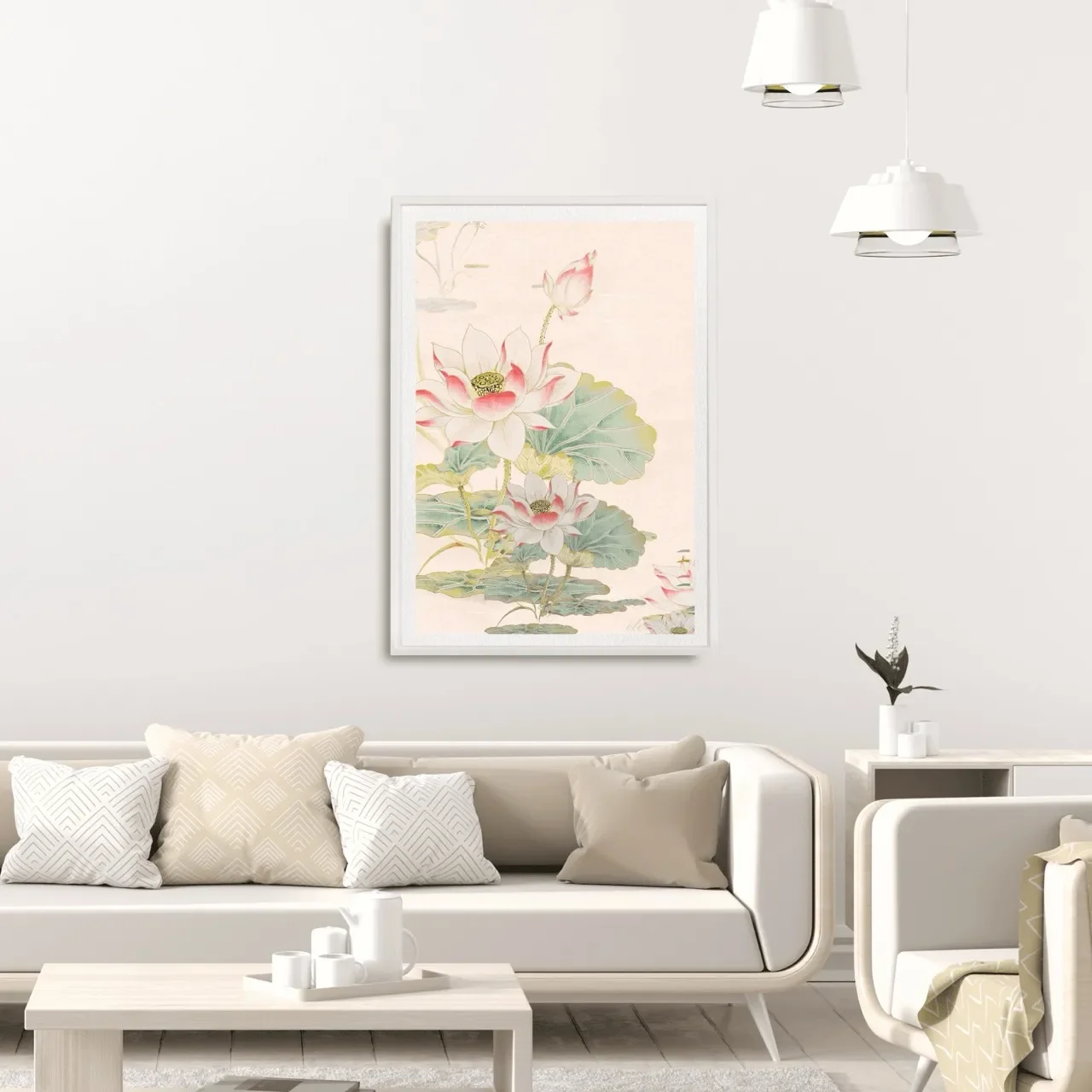 white framed floral print. I10014 Large_converted.webp