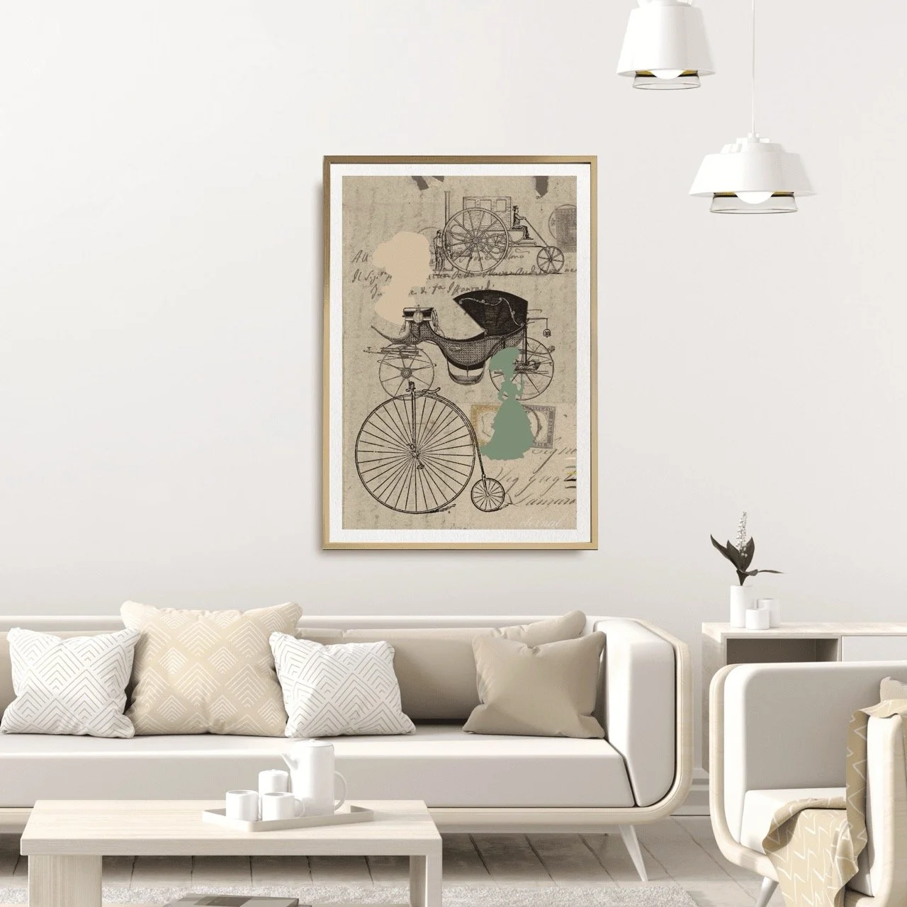 Vintage Cart and Buggy Wall Art Print, Eternal Art Prints - Eternal Art & Design