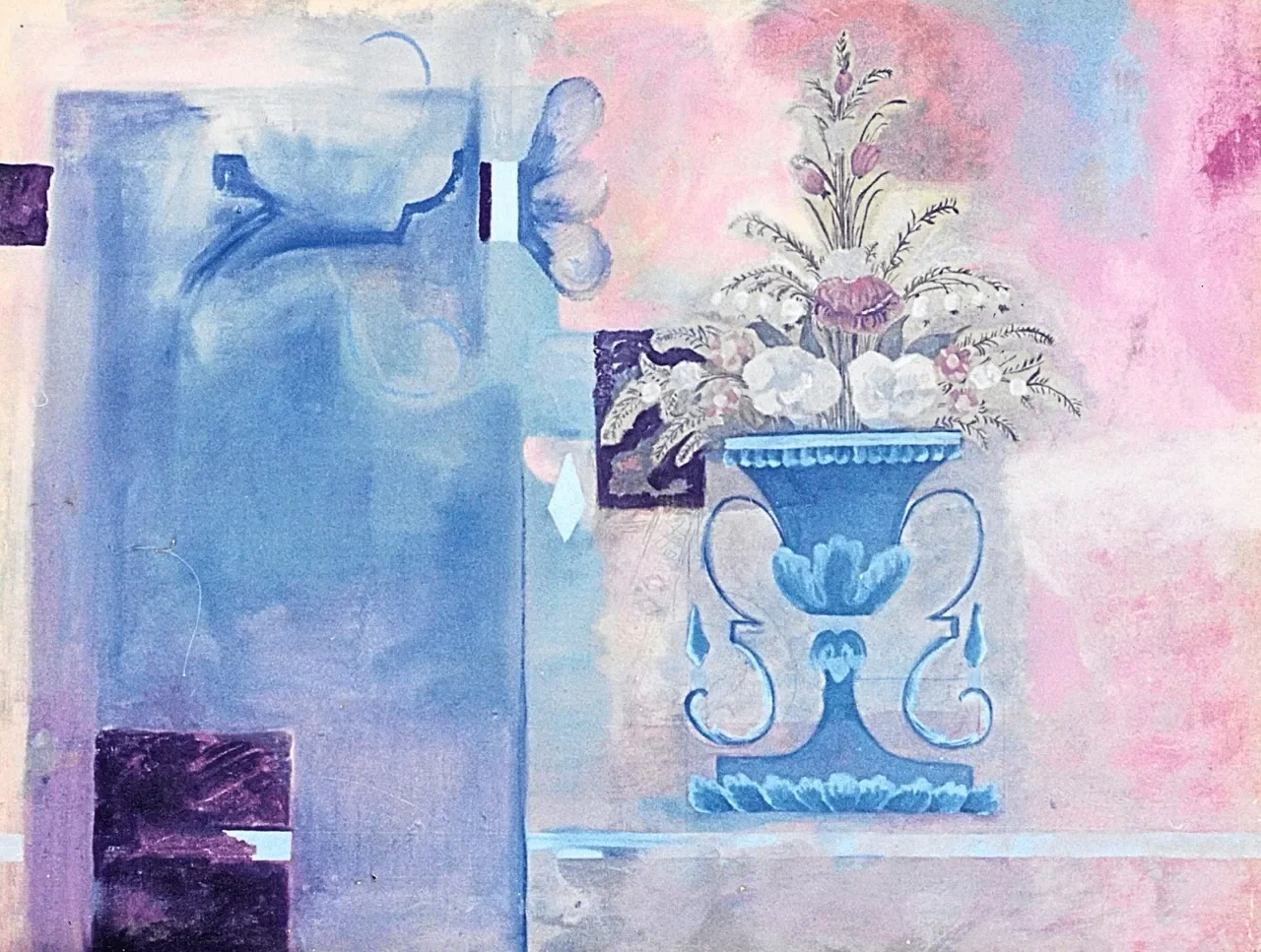 Blue Vase | Oil on Canvas | 1100mmw x 750mmh     PRIVATE OWNER