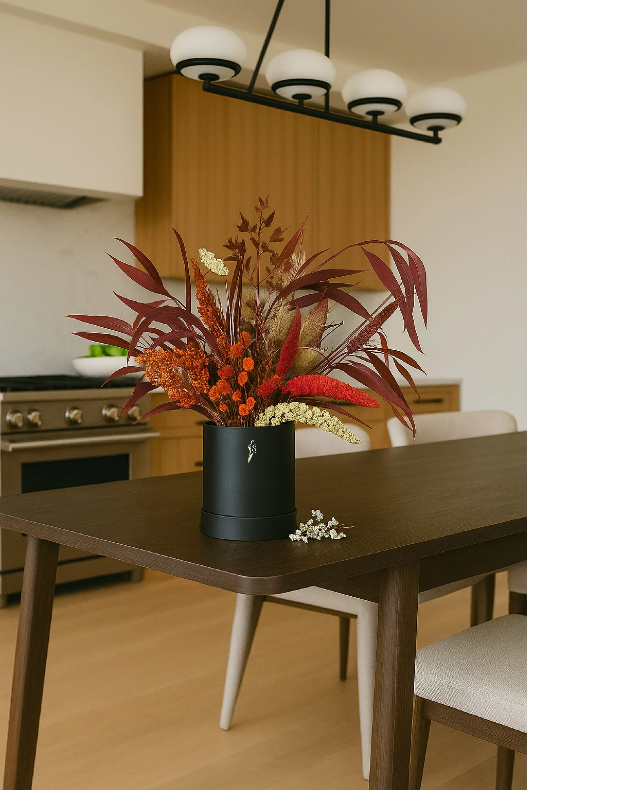 Crimson Harvest Bouquet Gift Box - Eternal Stems. Handcrafted dried & preserved arrangement - Eternal Art & Design