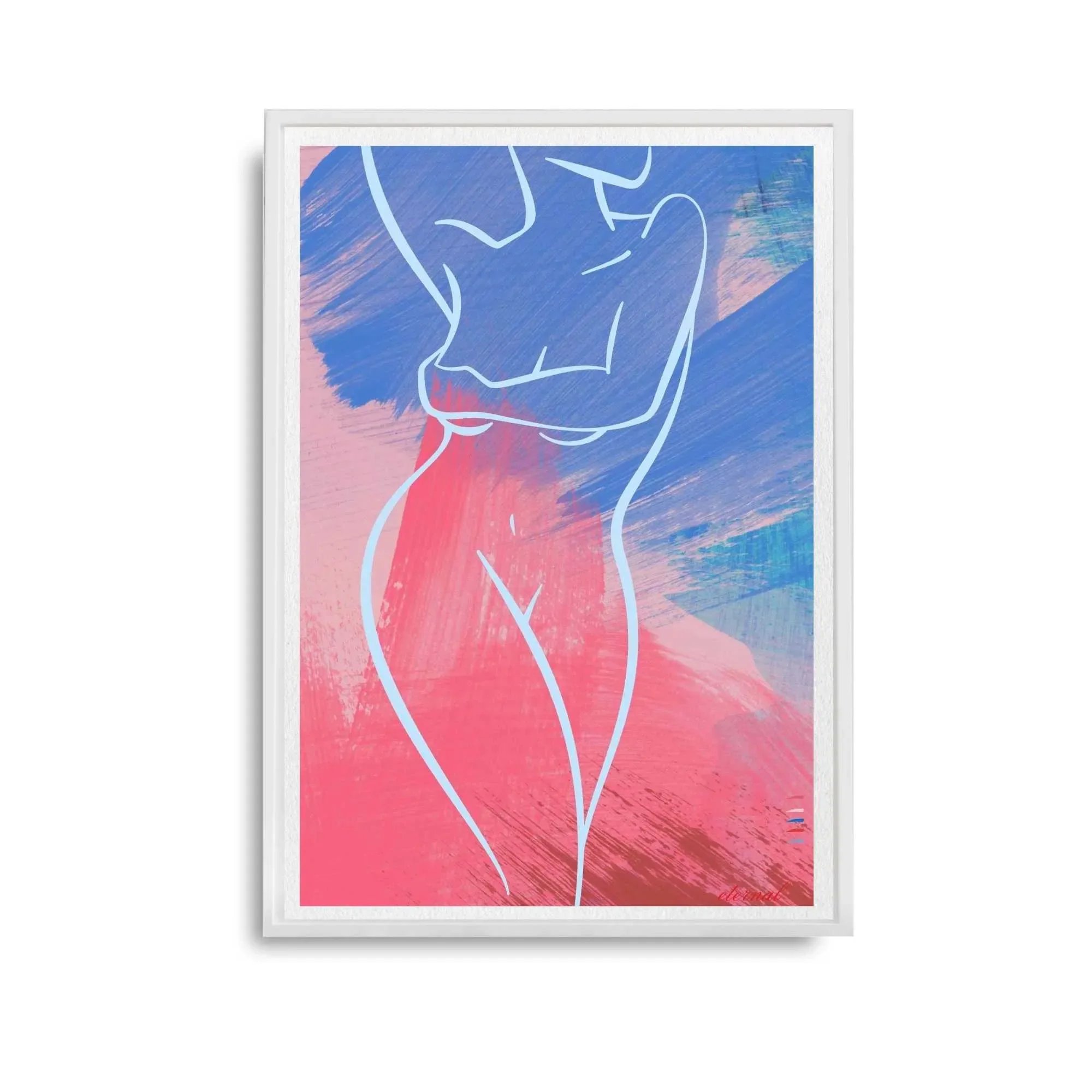 white framed figure print. N10041 wht bg_converted.webp