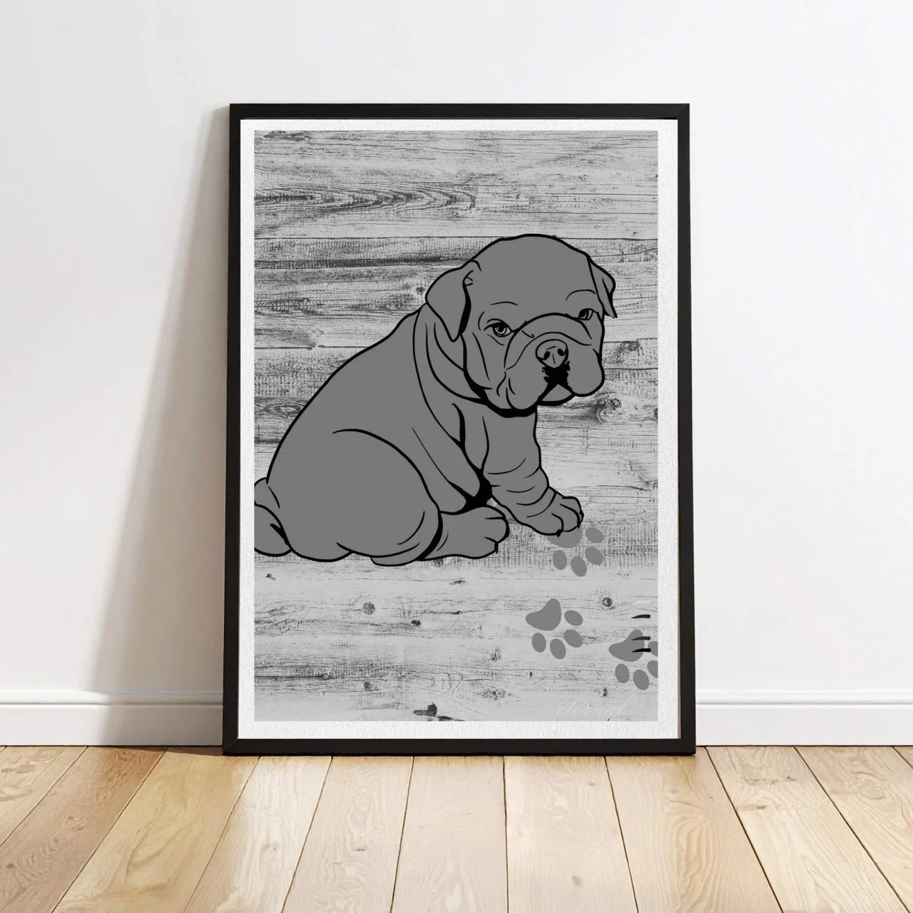 Puppy French Bulldog Wall Art Print - Sydney Artist, Eternal Art Prints