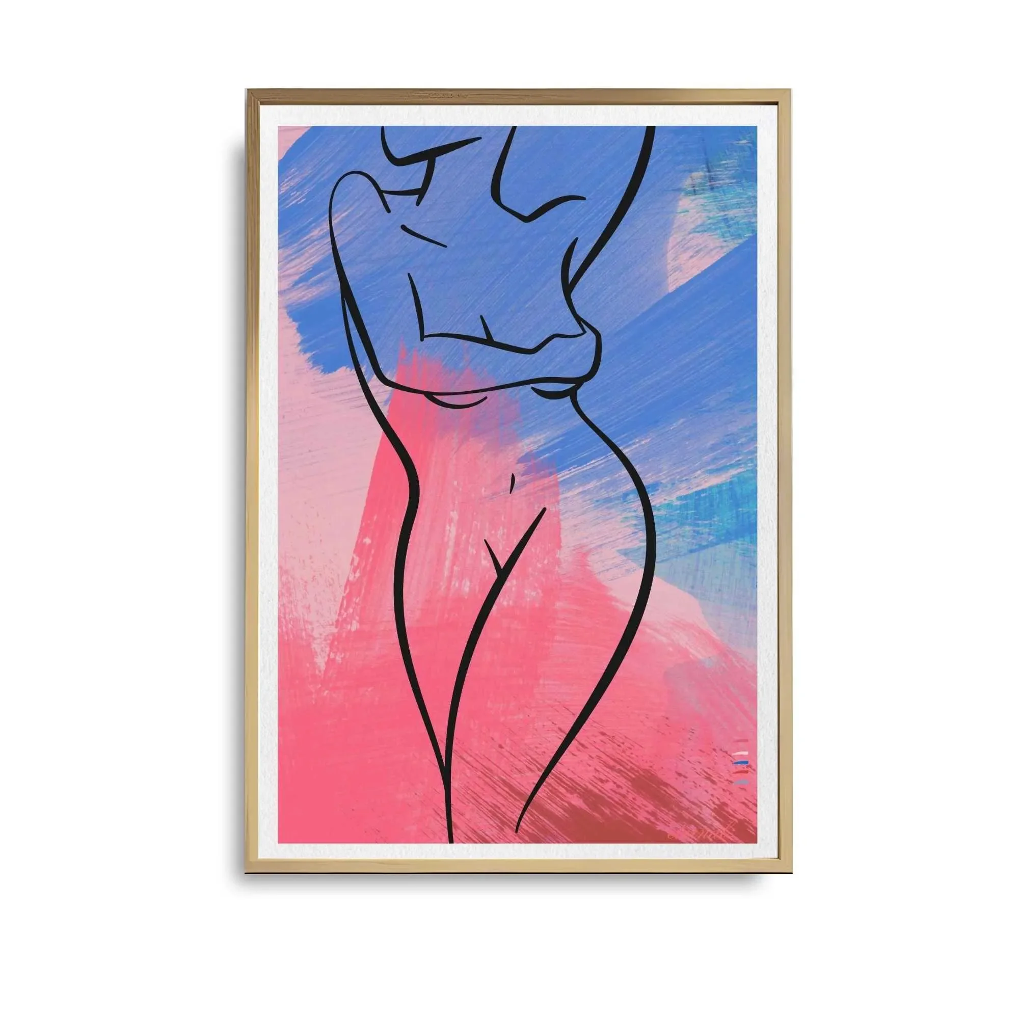 oak framed figure print. N10038 wht bg_converted.webp