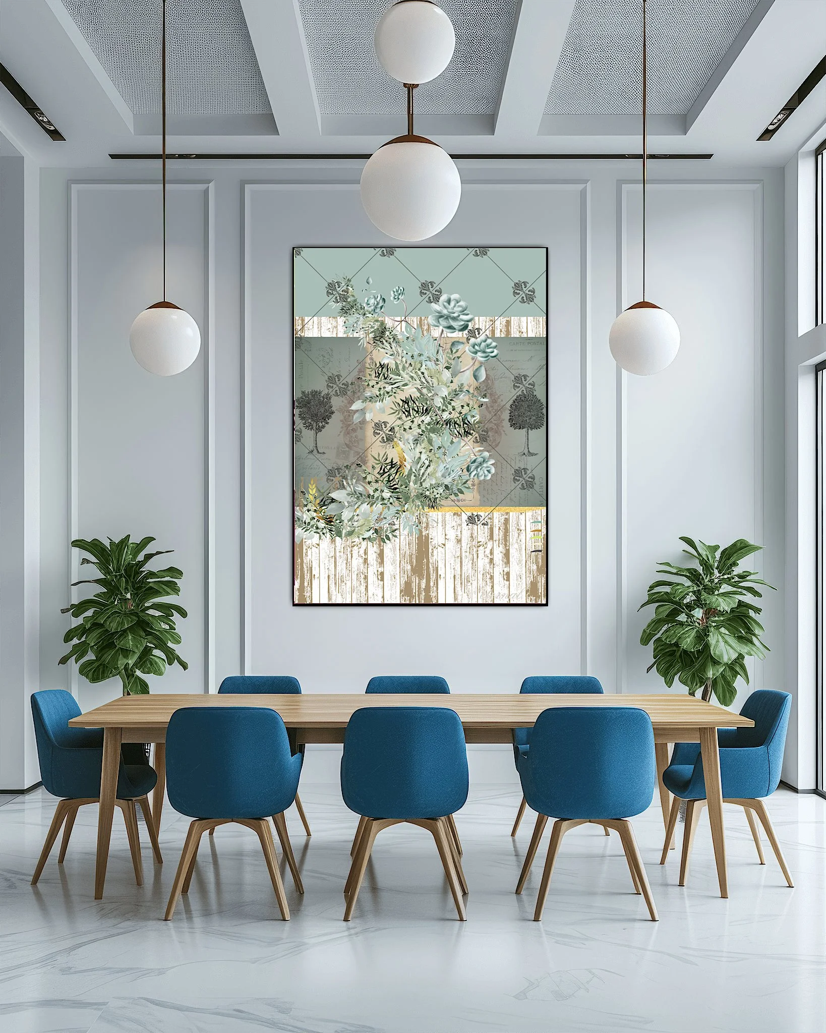 Elegant Floral Botanical Print - Special Edition Wall Art Eternal Art & Design - Eternal Art & Design