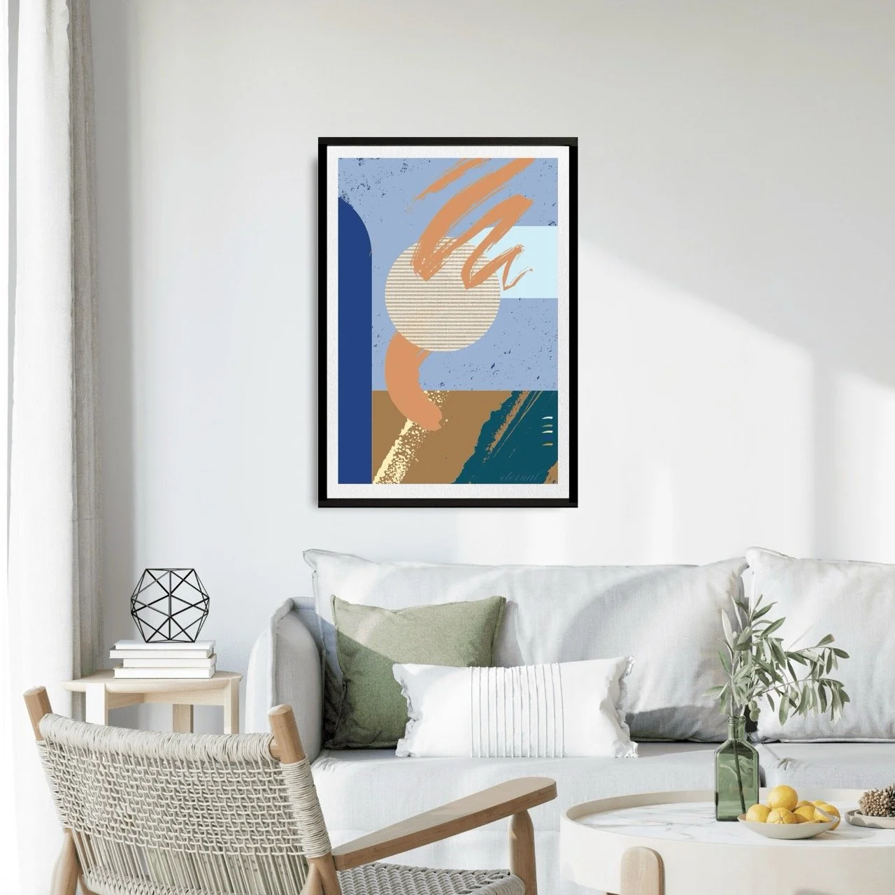 Modern Abstract Brushstrokes Art Print - Sydney Artist, Eternal Art Prints - Eternal Art & Design