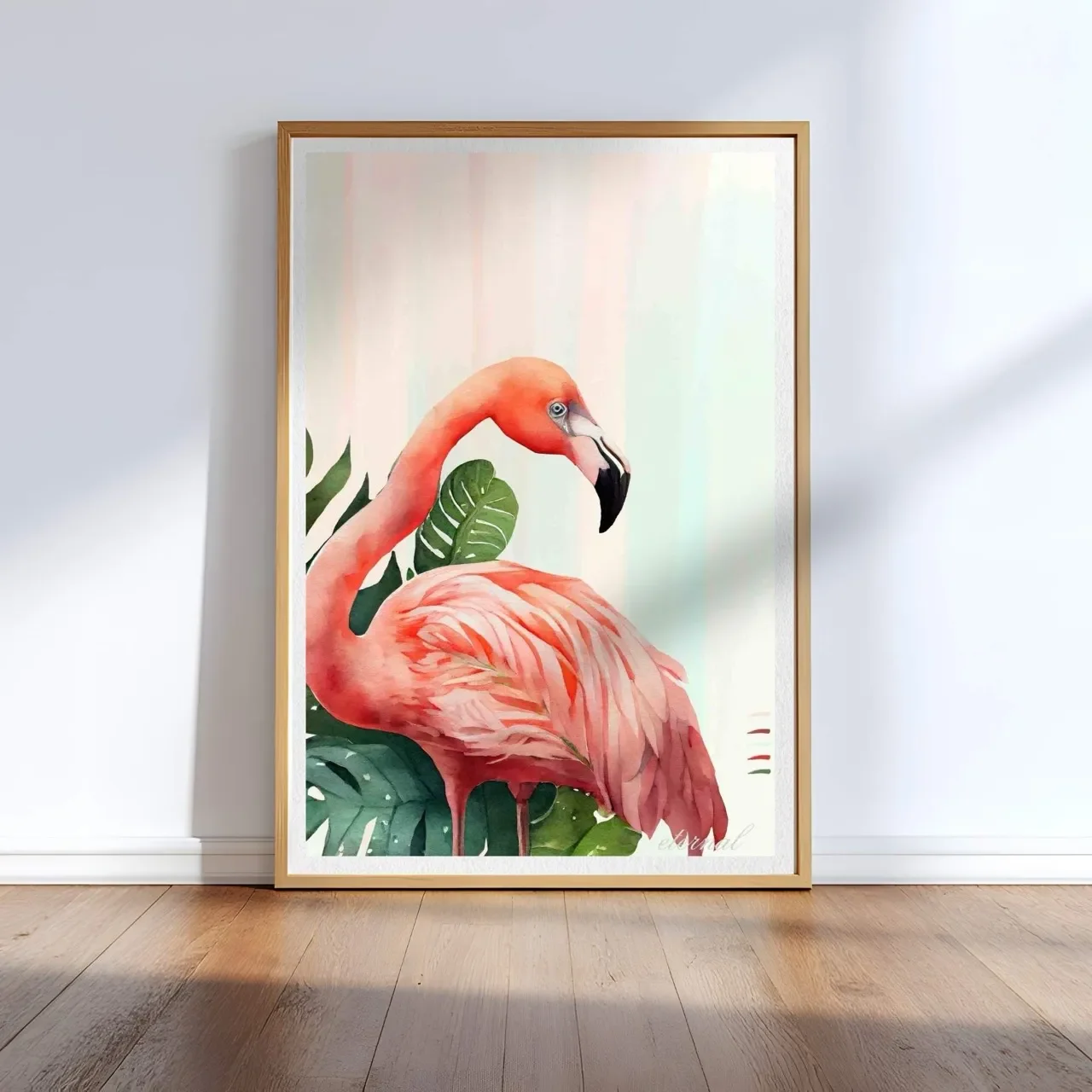 Elegant Flamingo Wall Art Print - Sydney Artist, Eternal Art Prints
