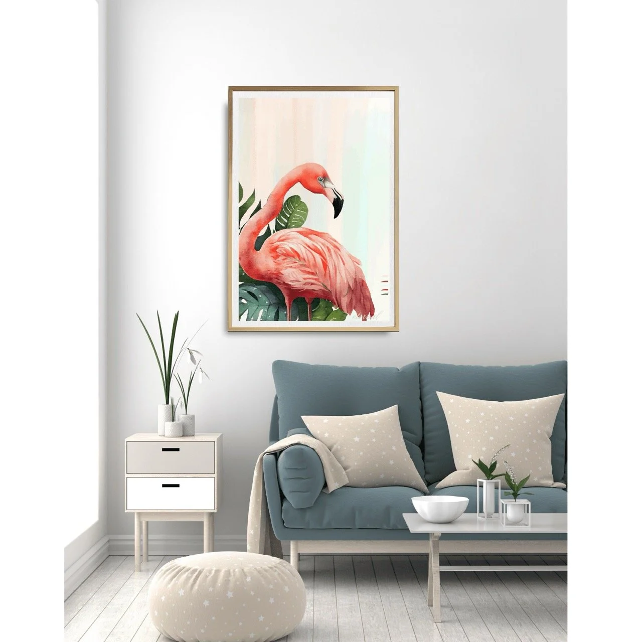 oak-framed-flamingo-print2.-A10038 Large.jpeg