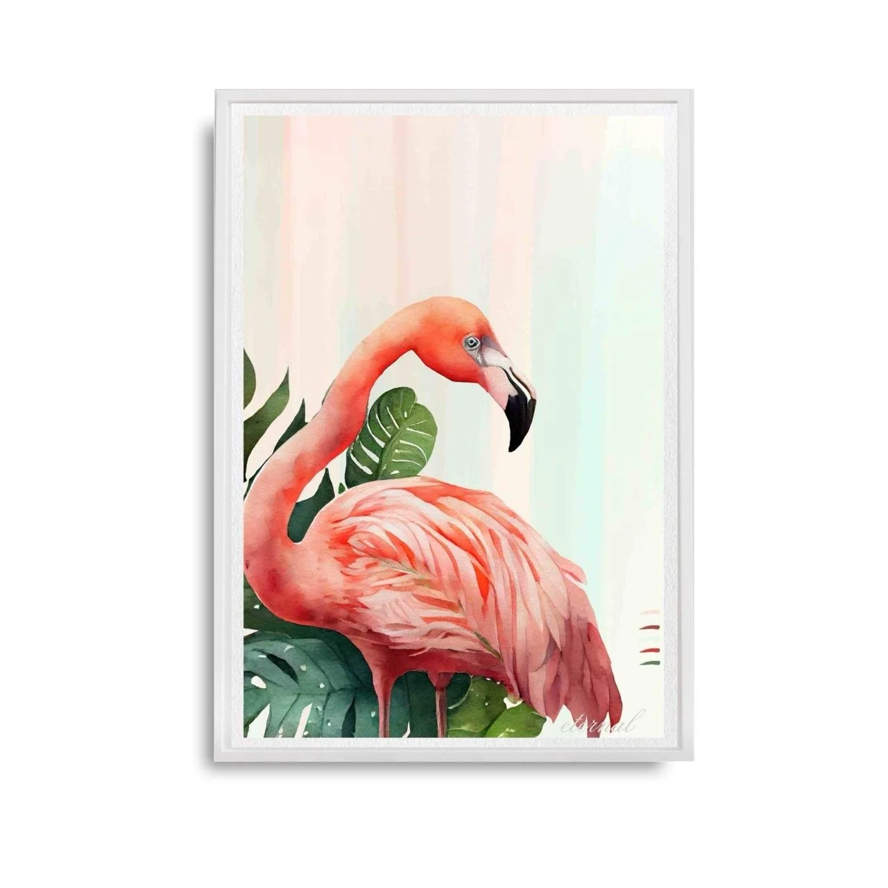Elegant Flamingo Wall Art Print - Sydney Artist, Eternal Art Prints
